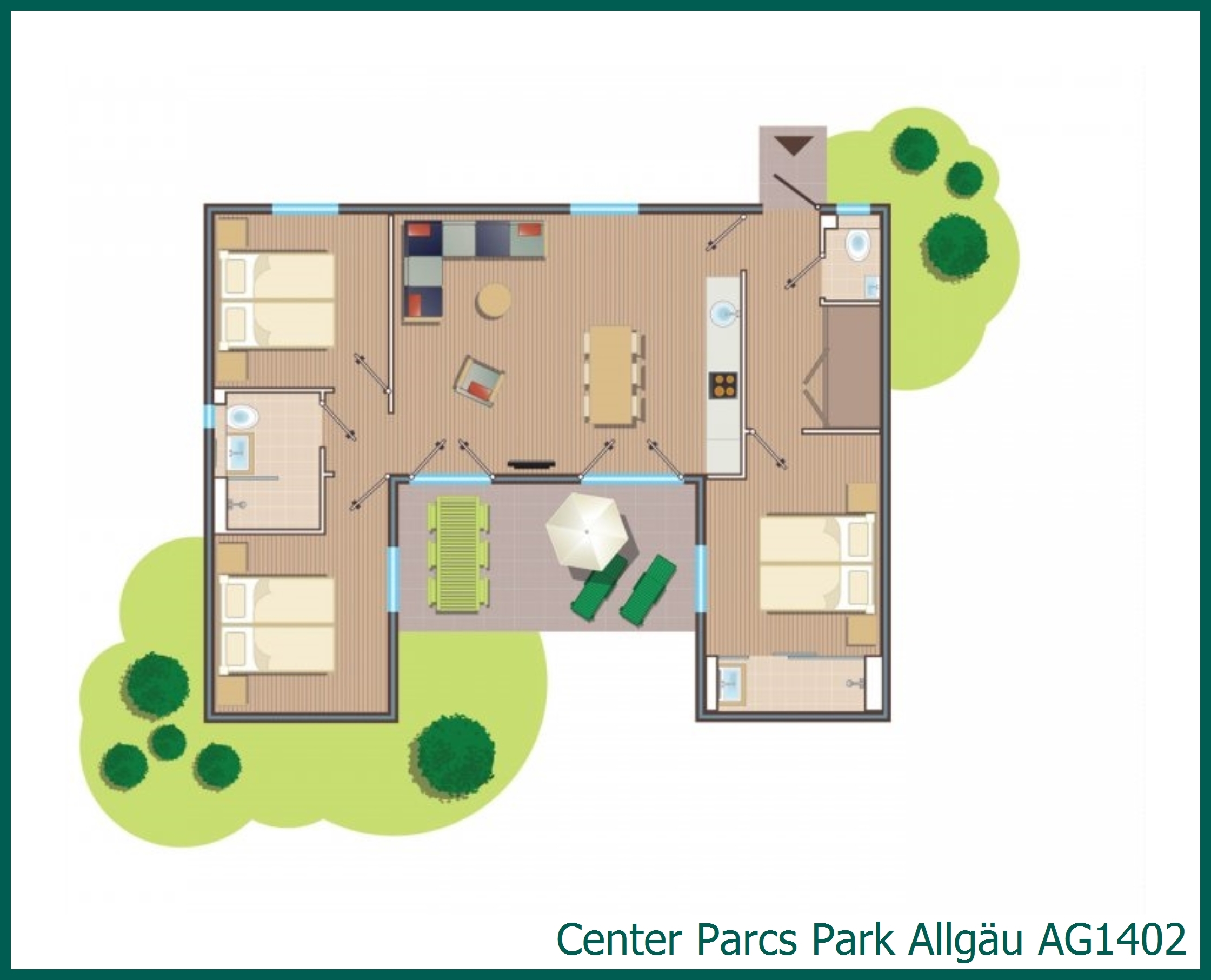 Comfort cottage AG1402 in Park Allgäu