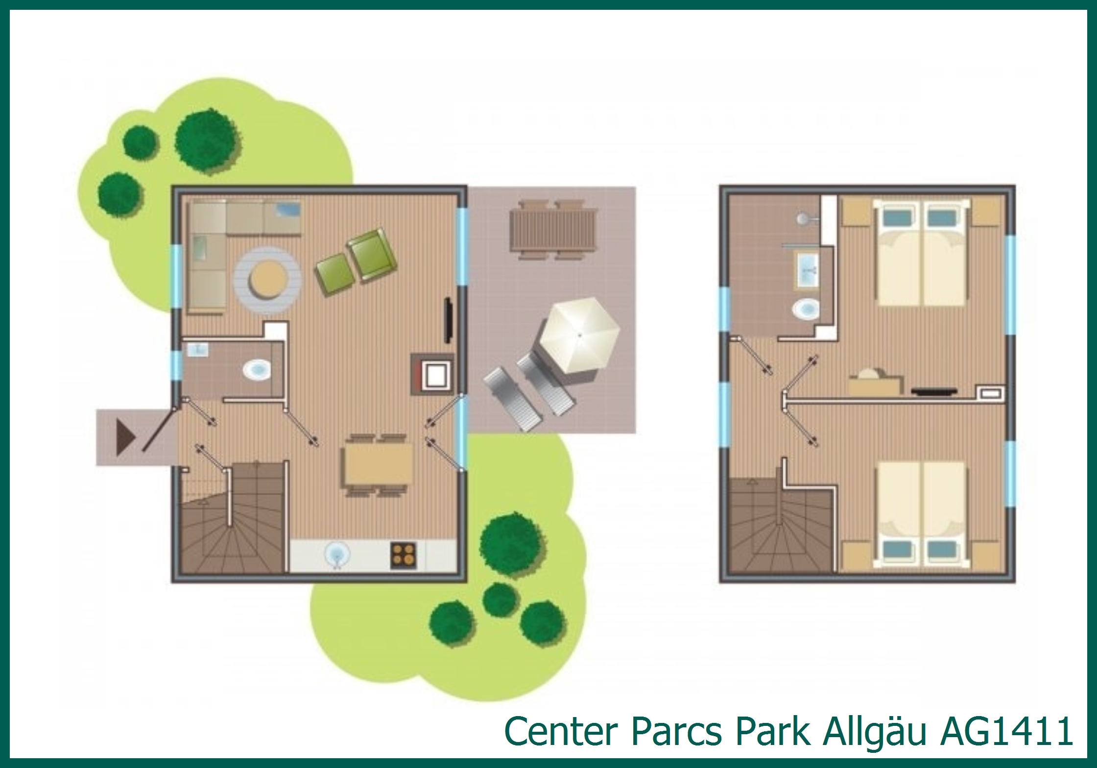Premium cottage AG1411 in Park Allgäu