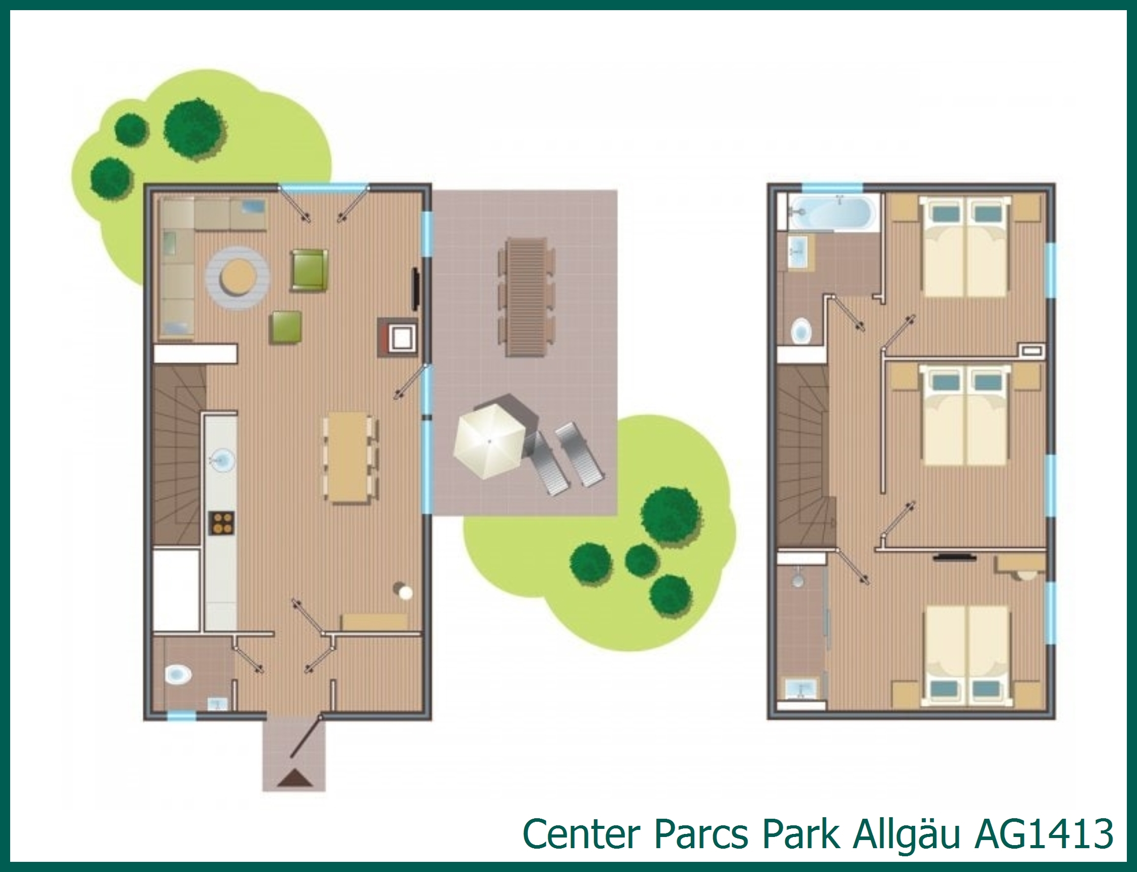 Premium cottage AG1413 in Park Allgäu