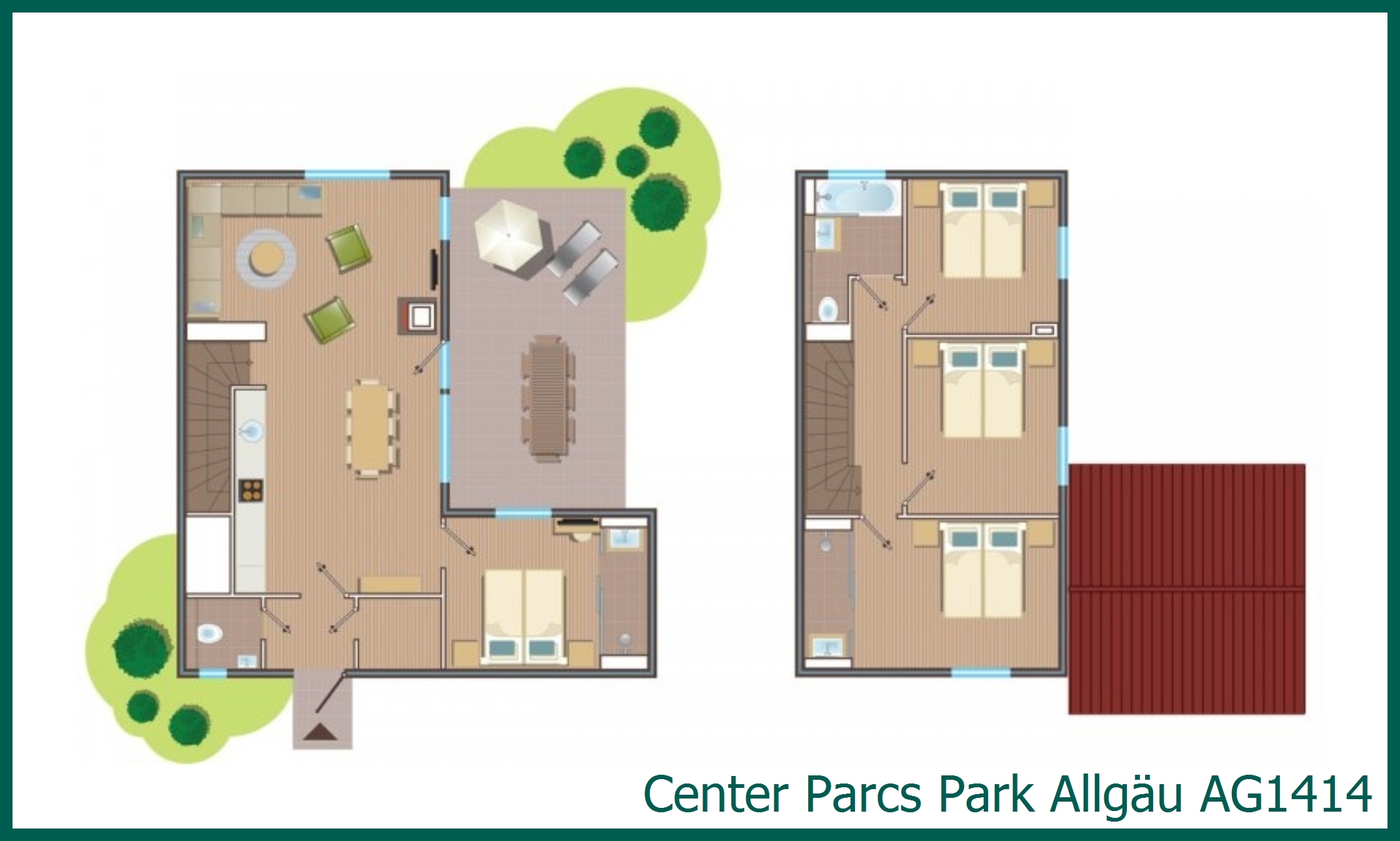 Premium cottage AG1414 in Park Allgäu