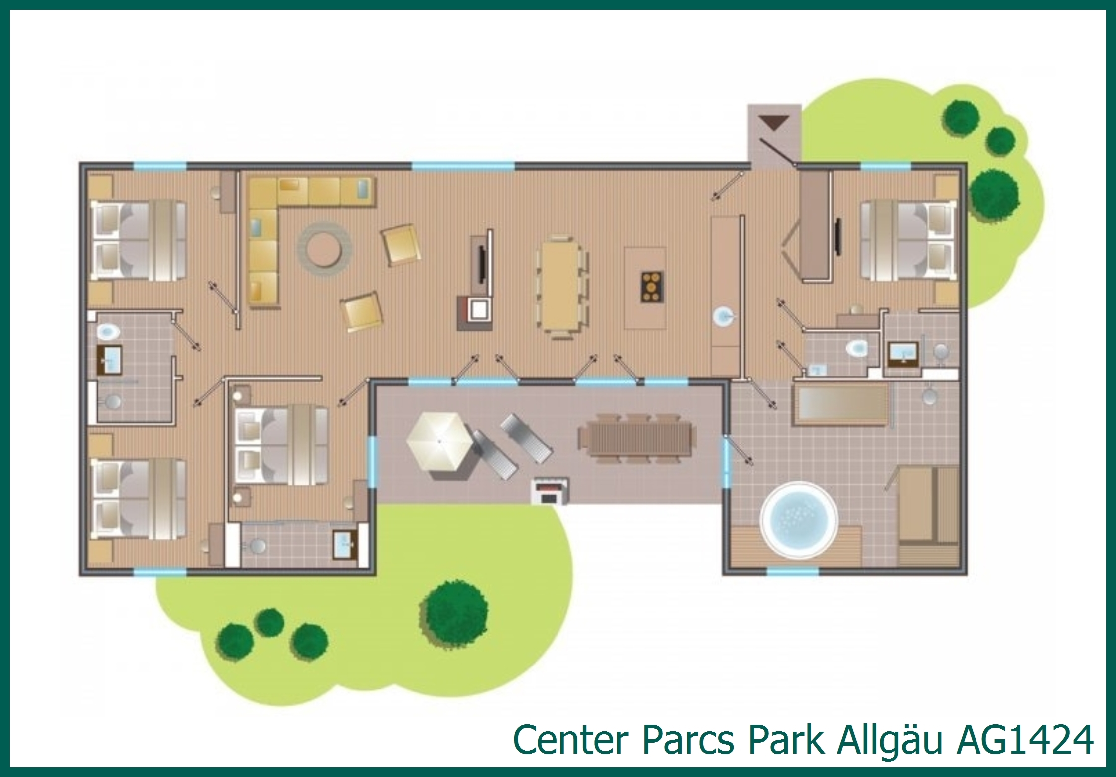VIP cottage AG1424 in Park Allgäu