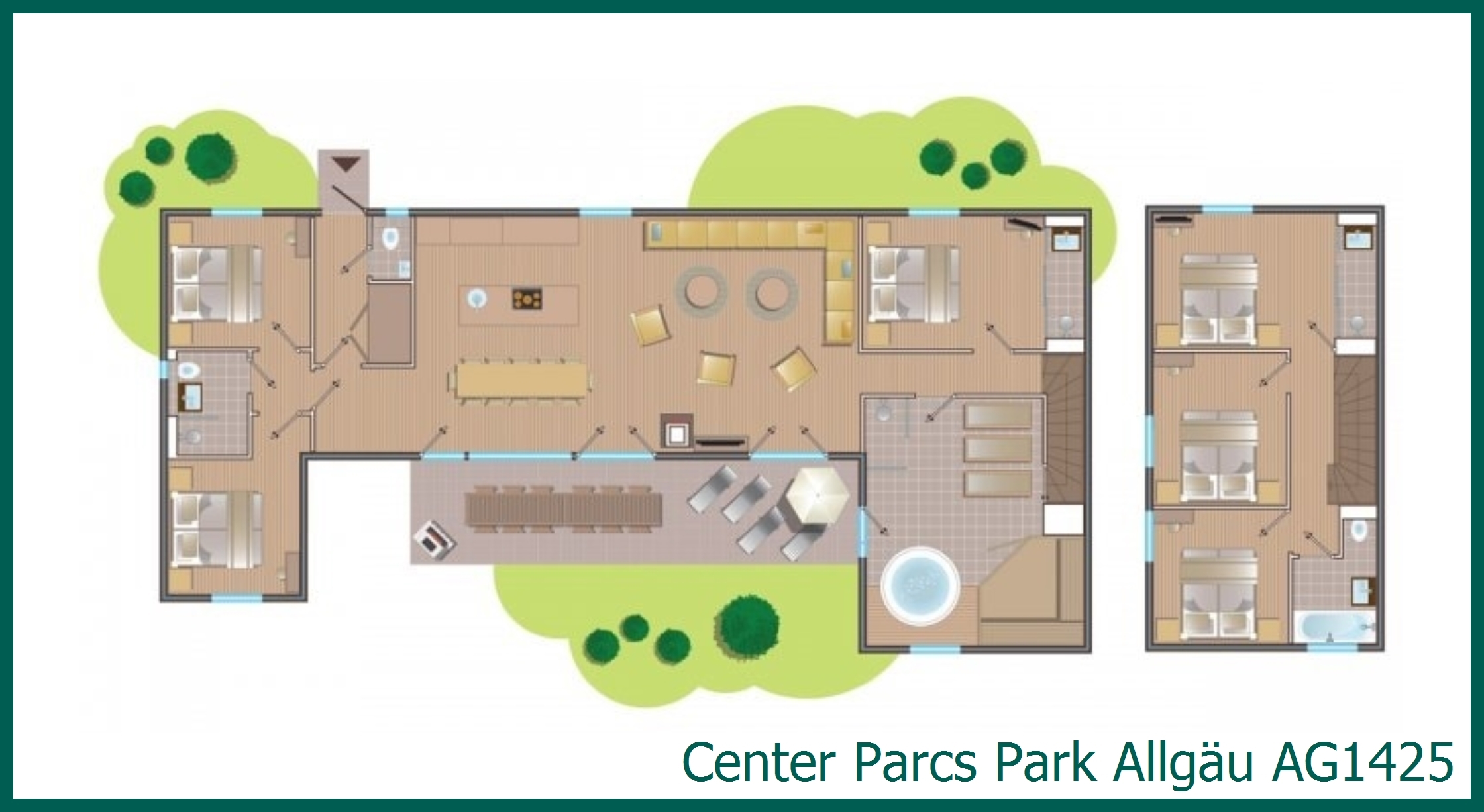 VIP cottage AG1425 in Park Allgäu