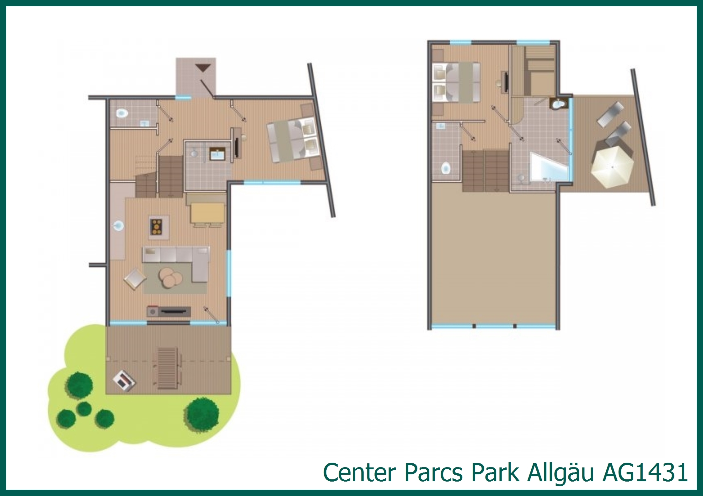Exclusive cottage AG1431 in Park Allgäu