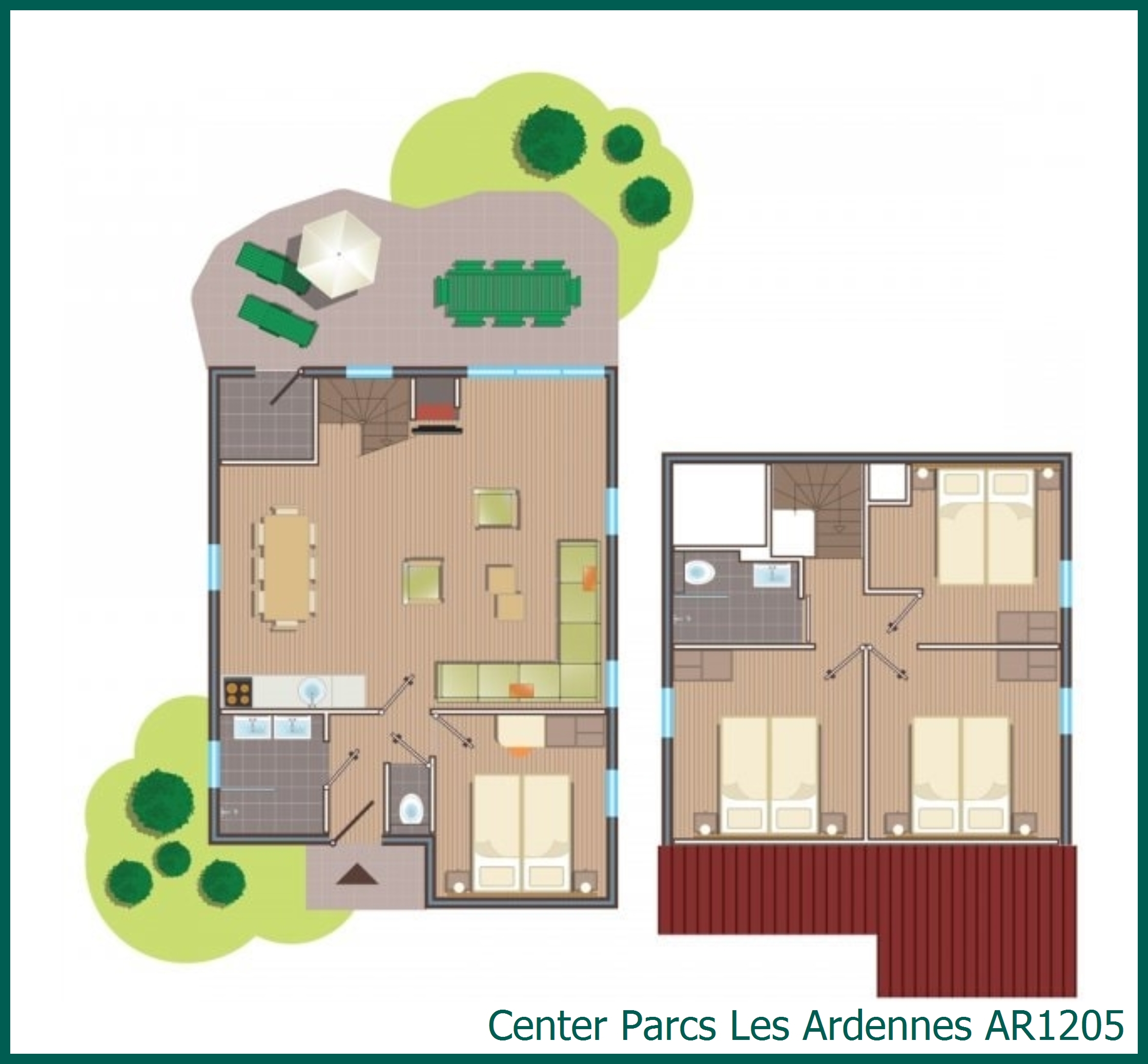 Comfort cottage AR1205 in Les Ardennes