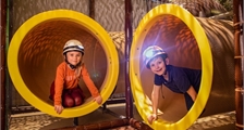 Speleo Tunnel in Center Parcs Les Ardennes