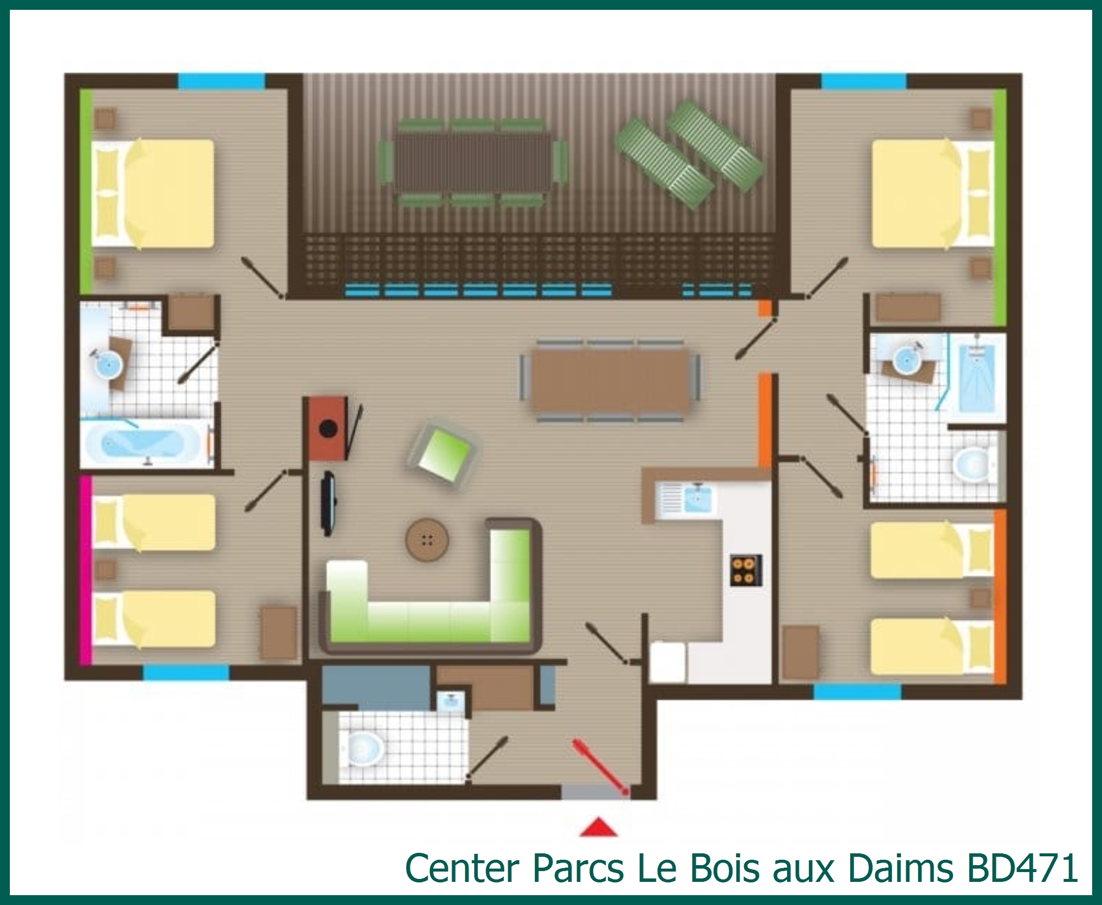 Comfort cottage BD471 in Le Bois aux Daims