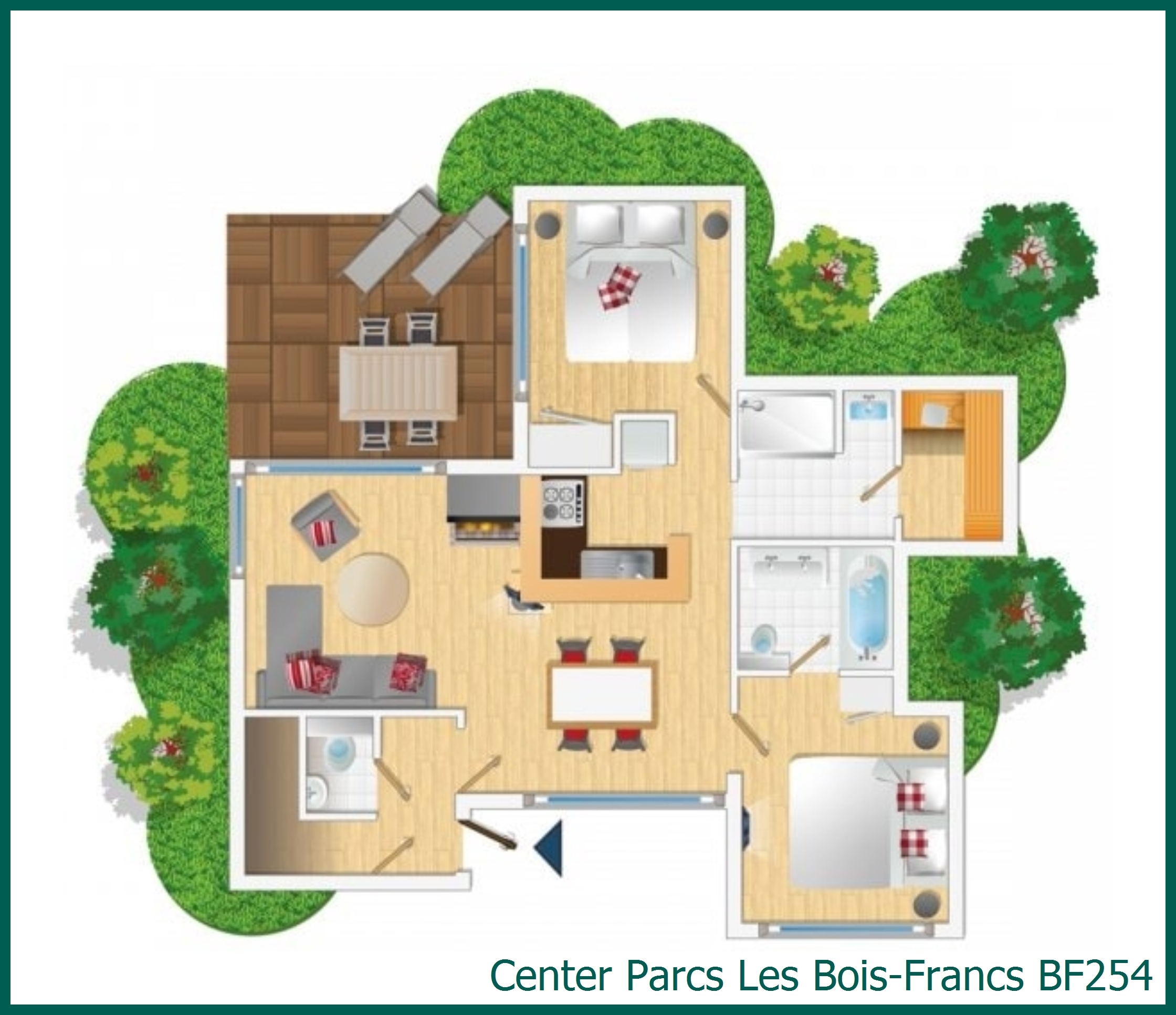 VIP cottage BF254 in Les Bois-Francs