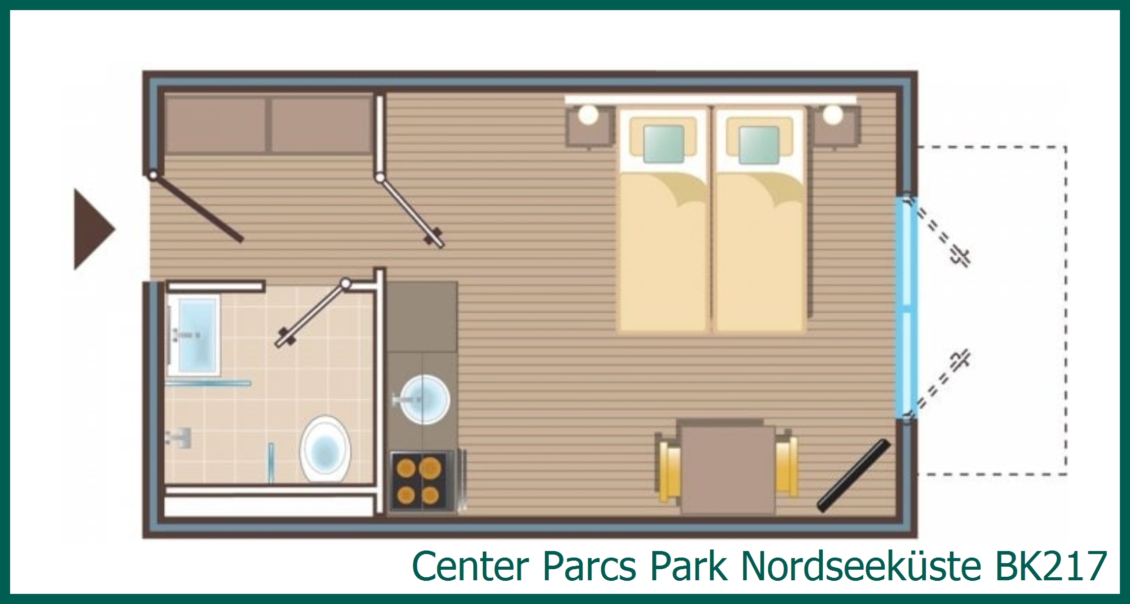 Comfort Appartement BK217 in Park Nordseeküste