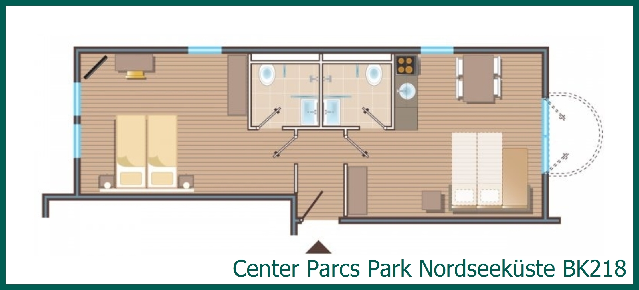 Comfort Appartement BK218 in Park Nordseeküste