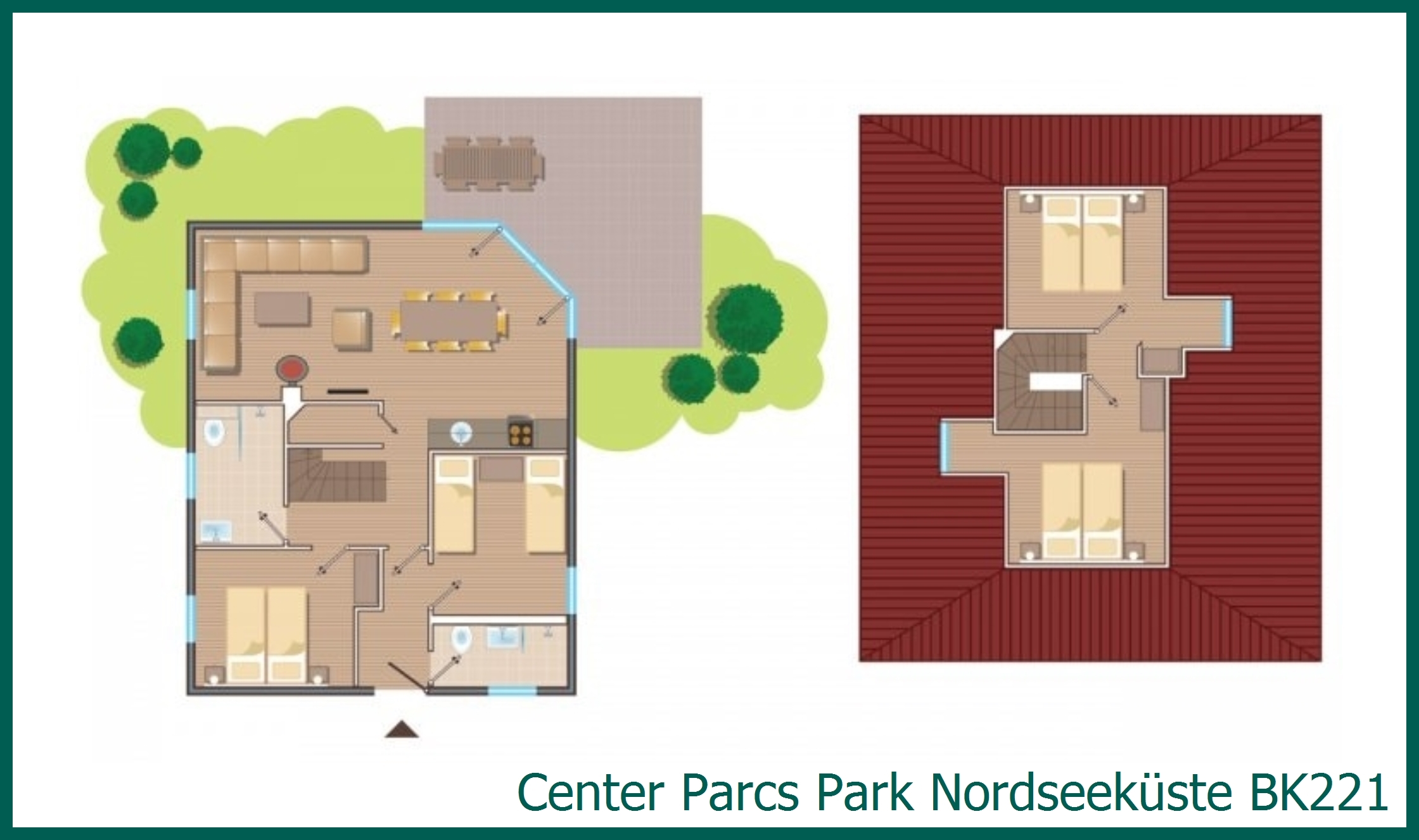 Comfort cottage BK221 in Park Nordseeküste