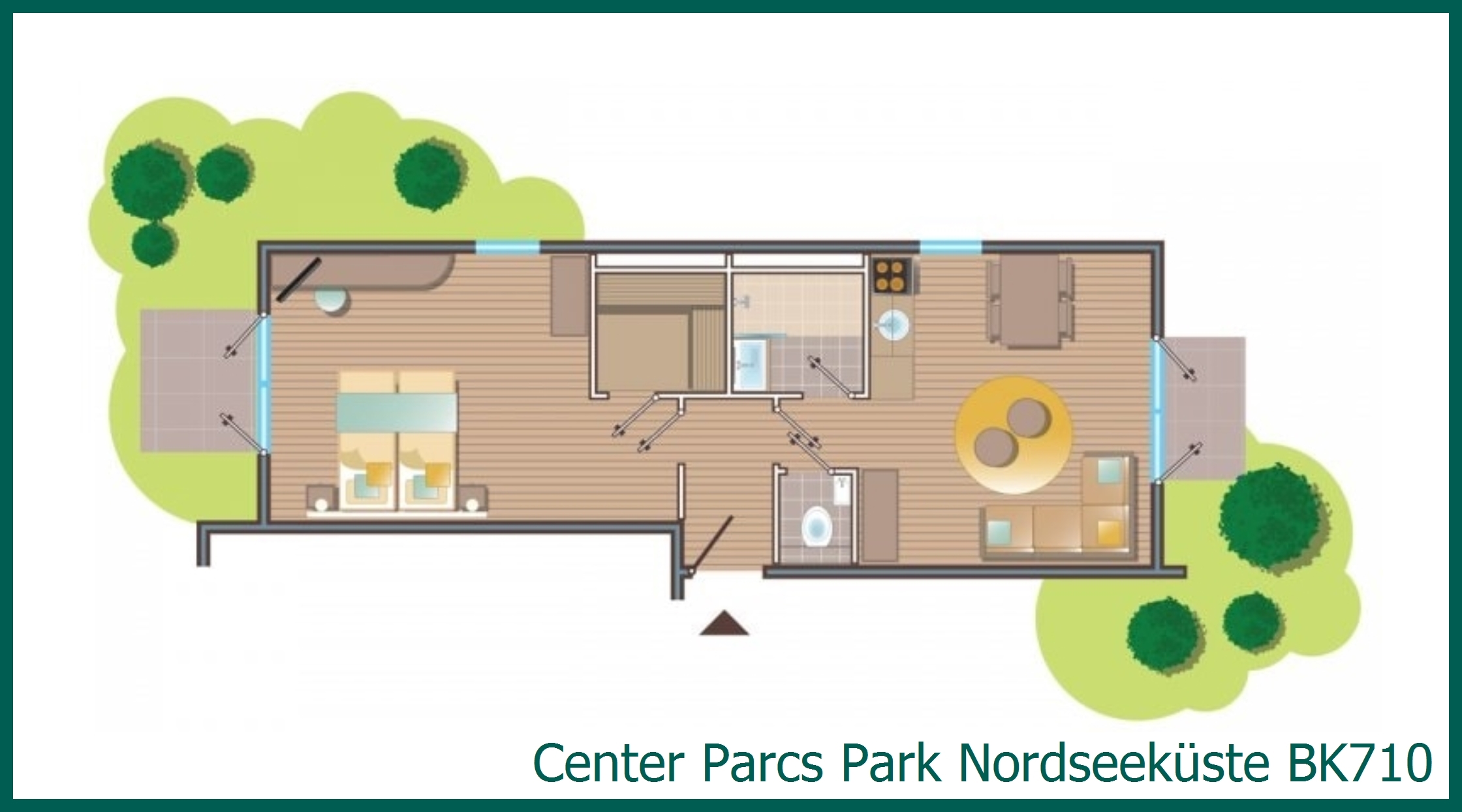 VIP Appartement BK710 in Park Nordseeküste