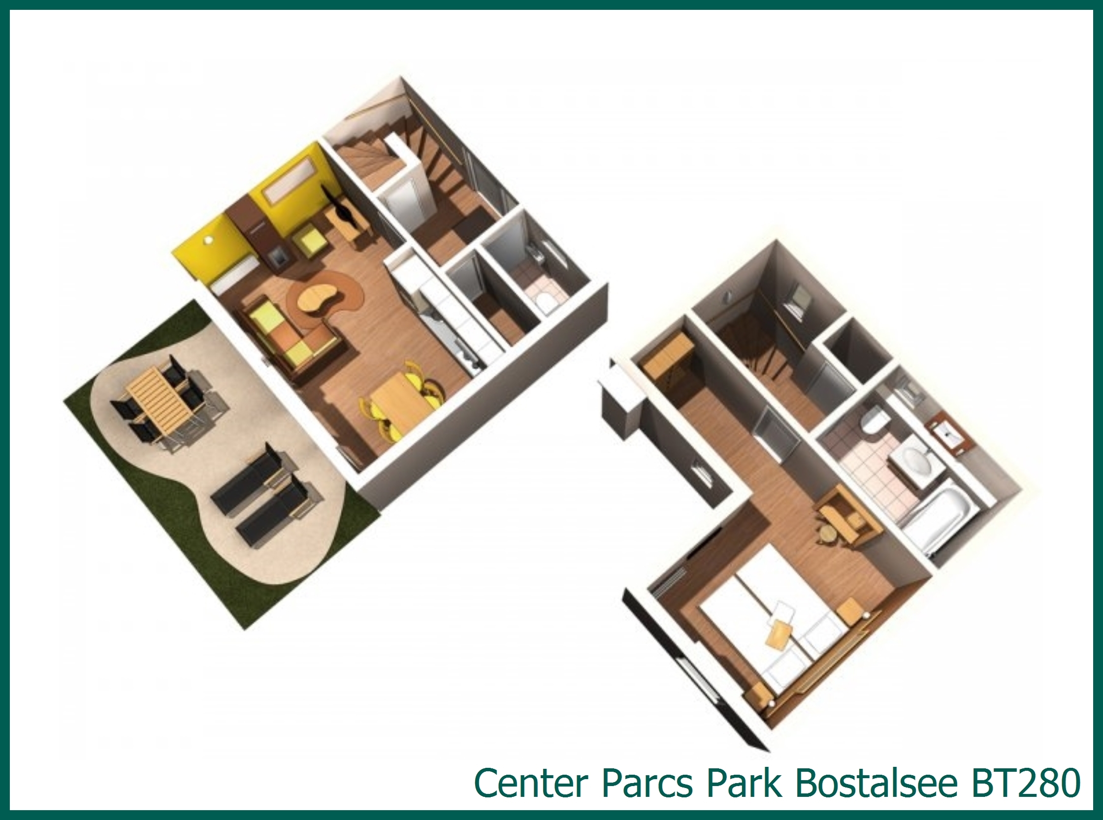 Premium cottage BT280 in Park Bostalsee