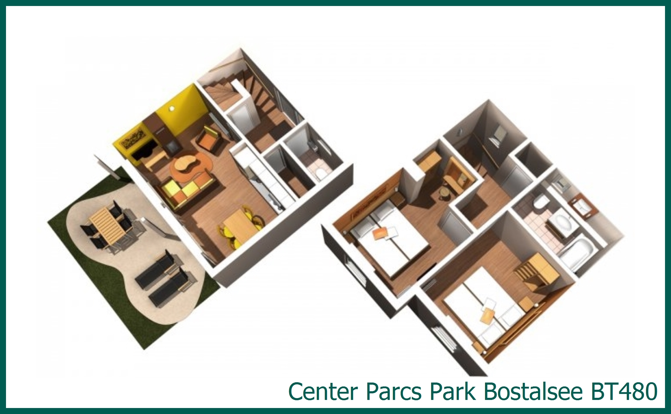Premium cottage BT480 in Park Bostalsee