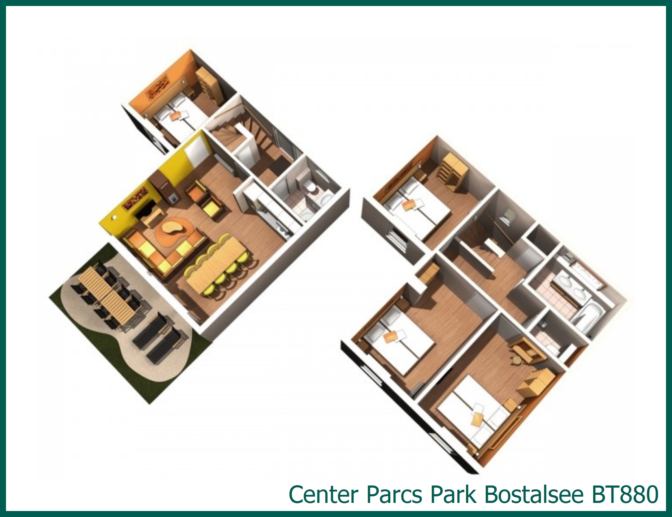Premium cottage BT880 in Park Bostalsee