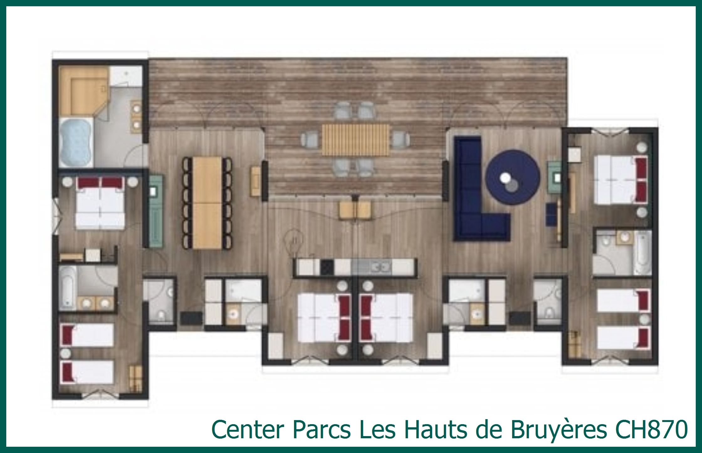 VIP Wood cottage CH870 in Les Hauts de Bruyères