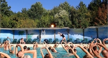 Aquagym in Center Parcs Les Hauts de Bruyères