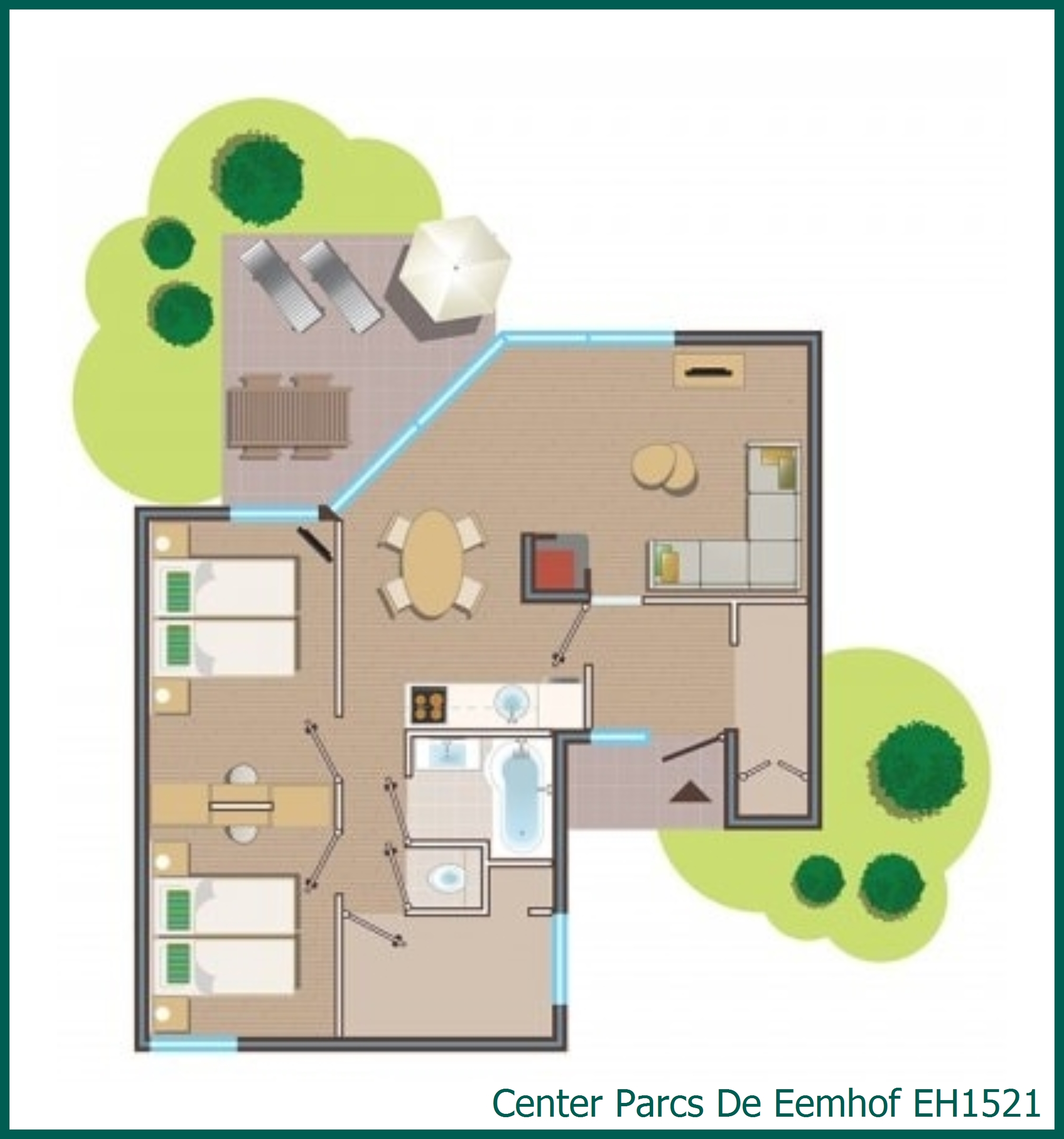 Premium cottage EH1521 in De Eemhof