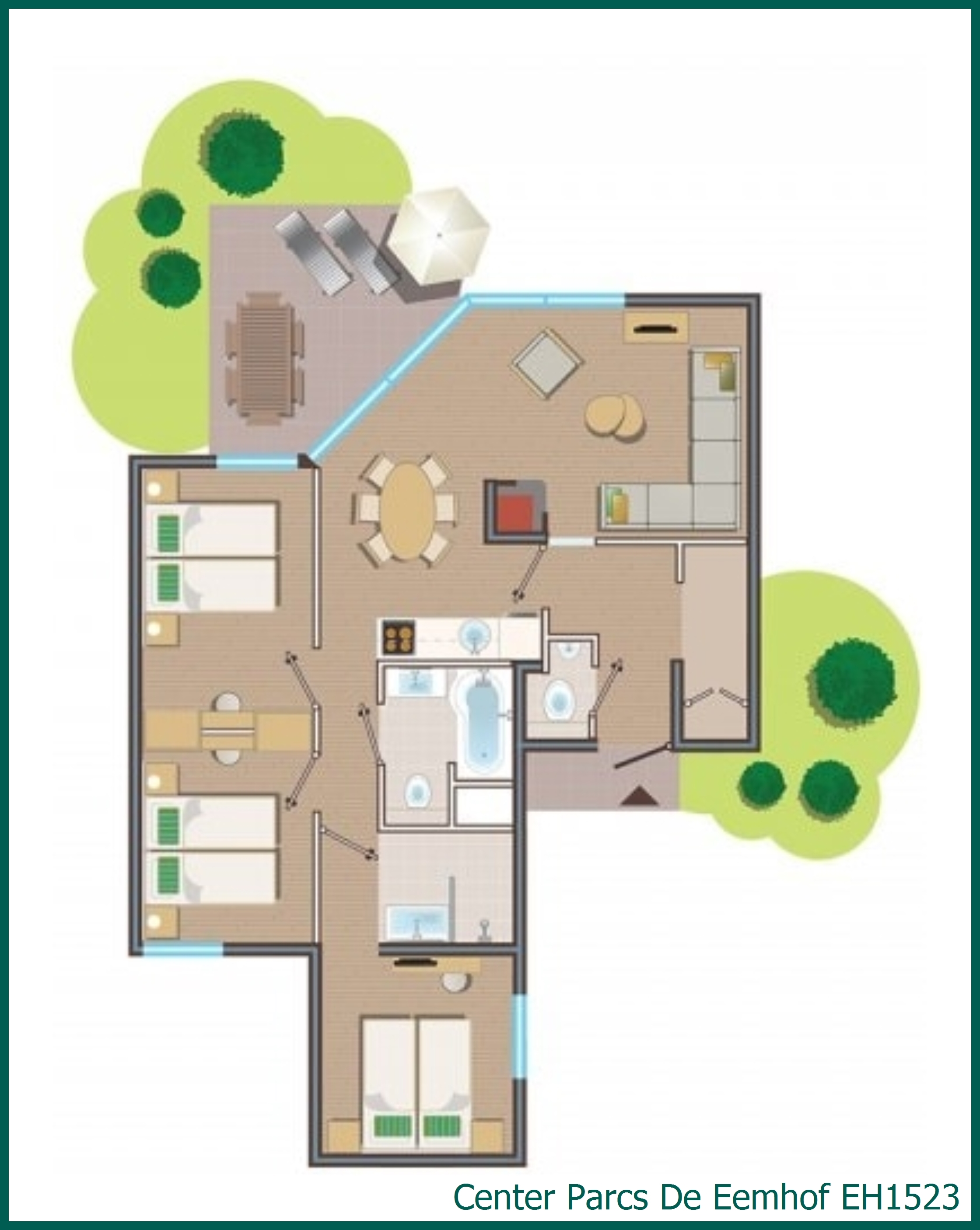 Premium cottage EH1523 in De Eemhof