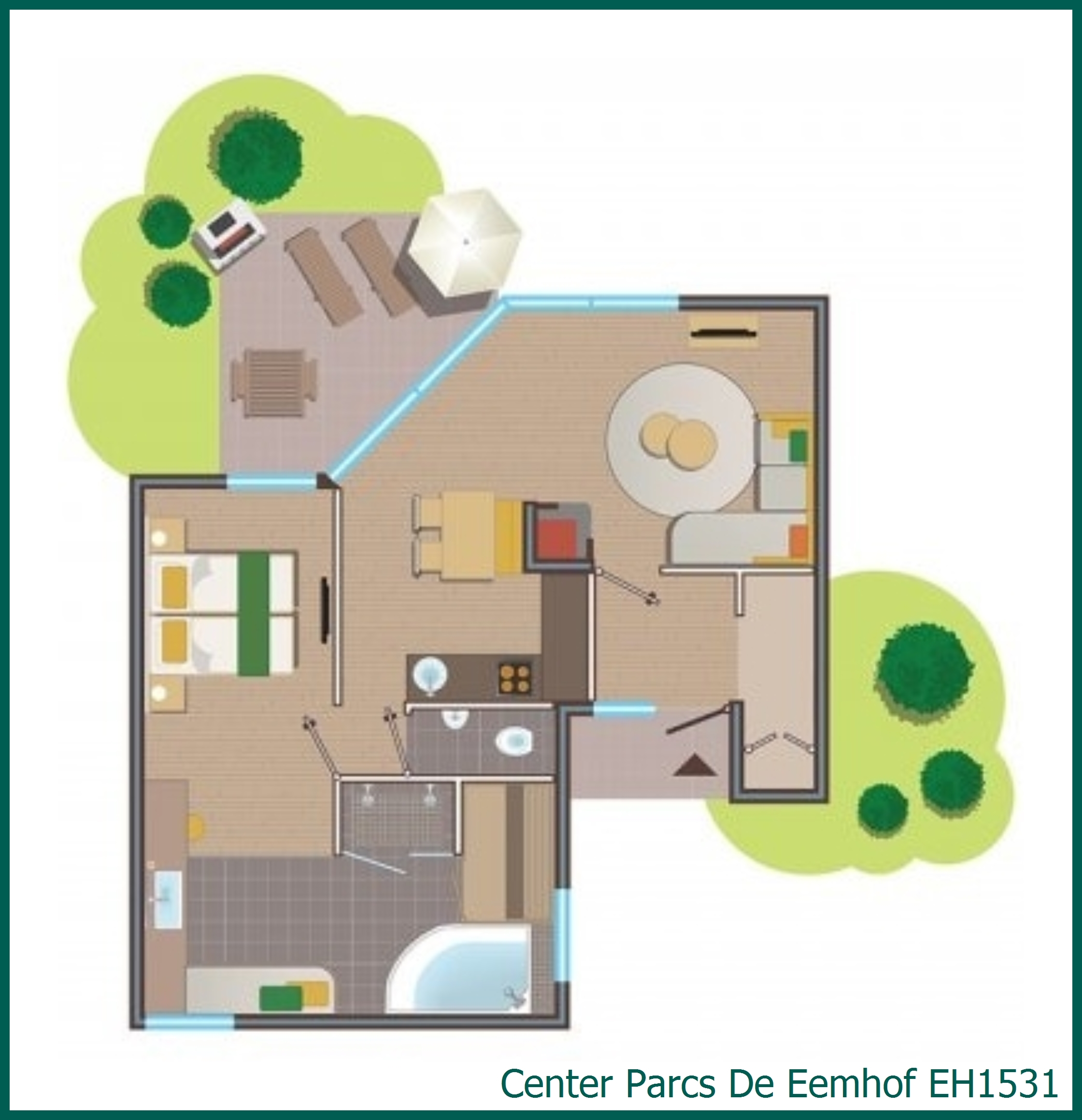 VIP cottage EH1531 in De Eemhof