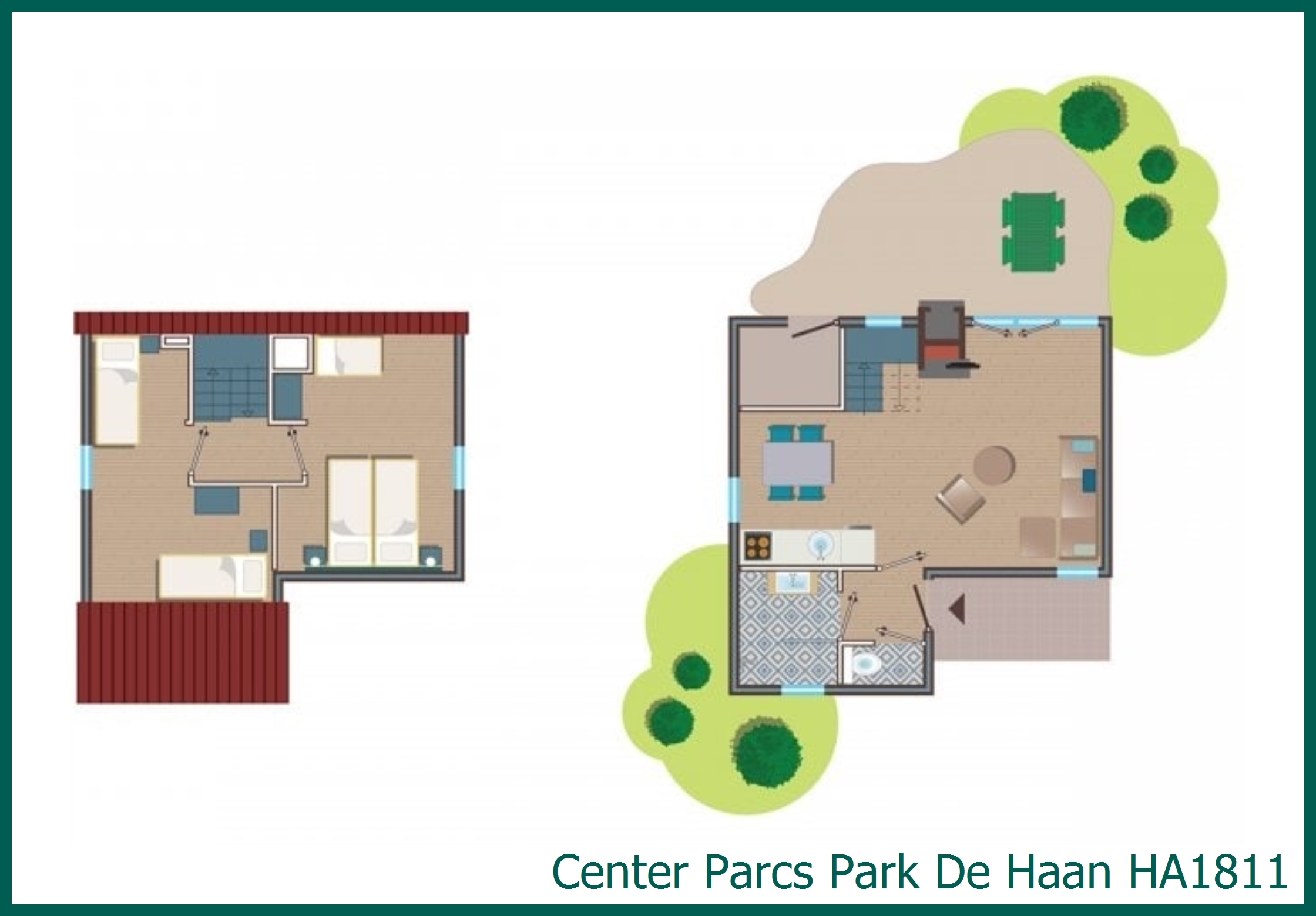 Comfort cottage HA1811 in Park De Haan