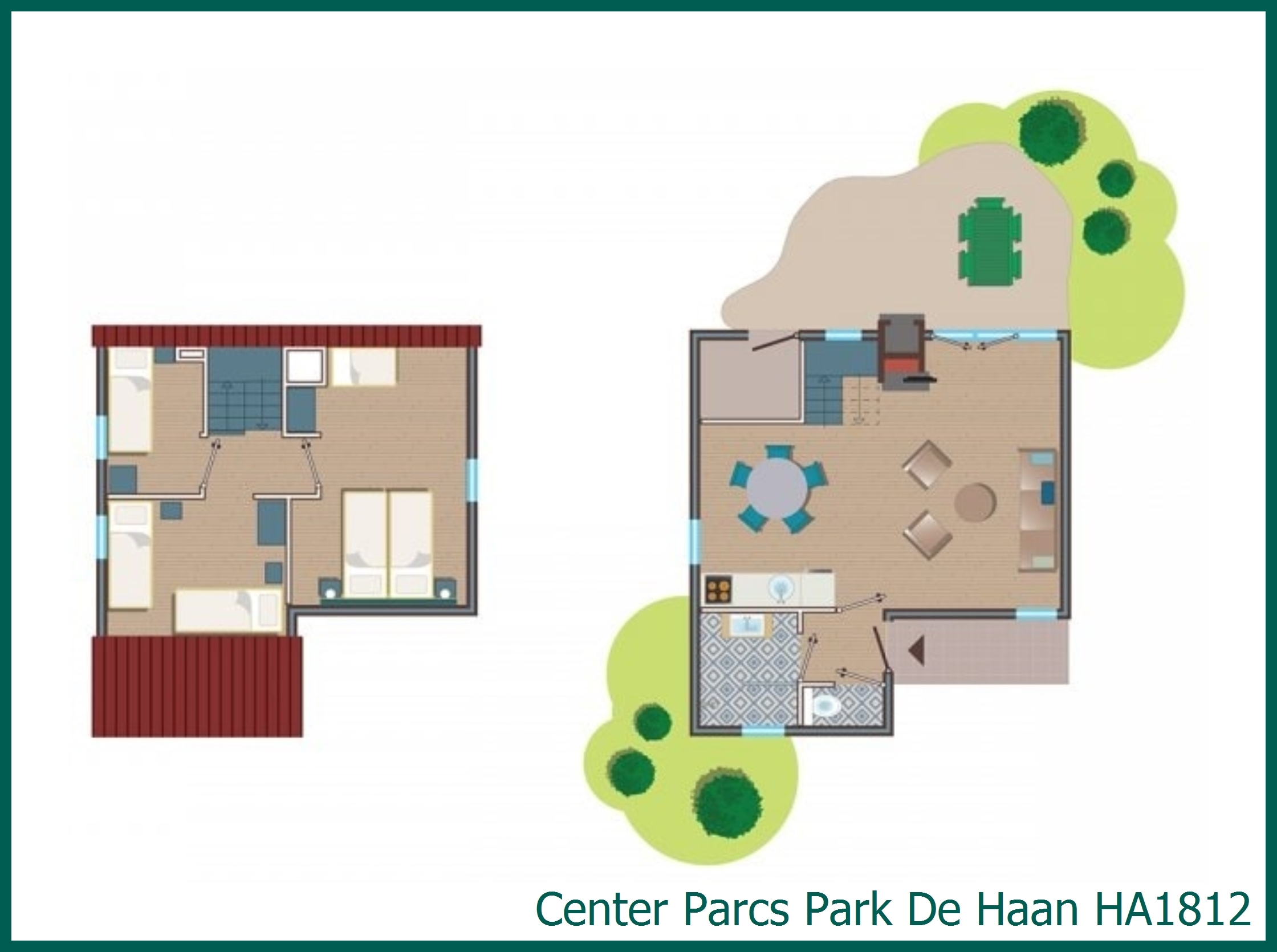 Comfort cottage HA1812 in Park De Haan