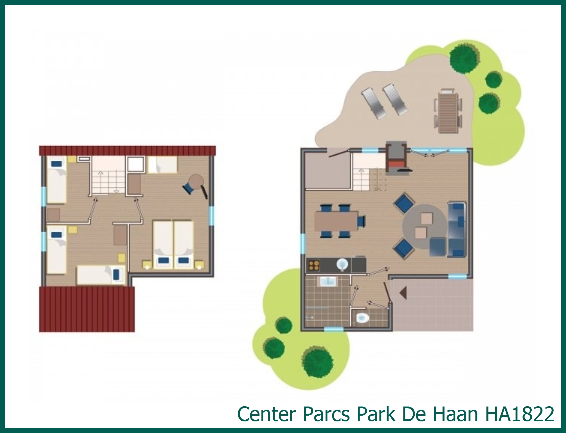 Premium cottage HA1822 in Park De Haan