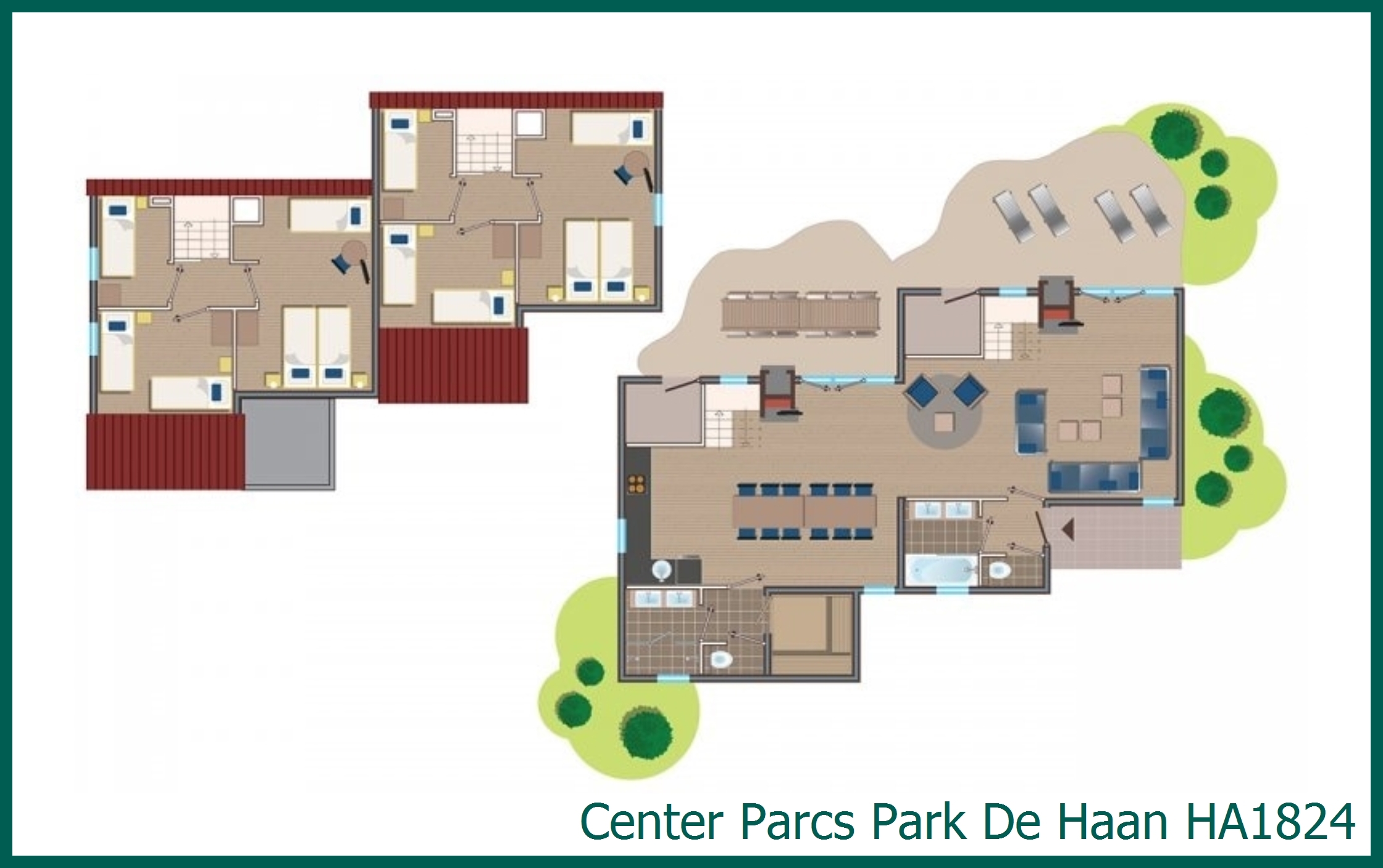 Premium cottage HA1824 in Park De Haan