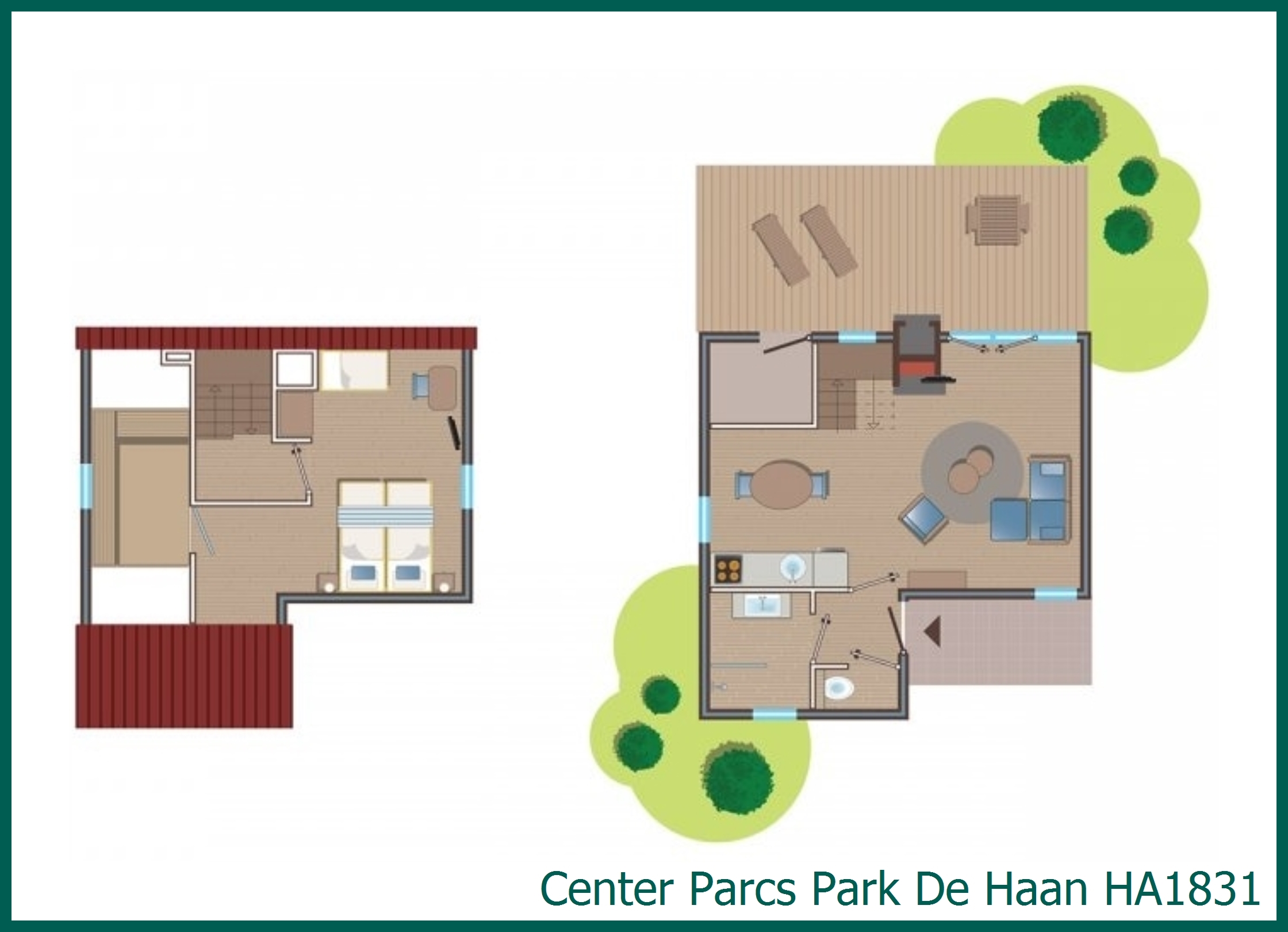 VIP cottage HA1831 in Park De Haan