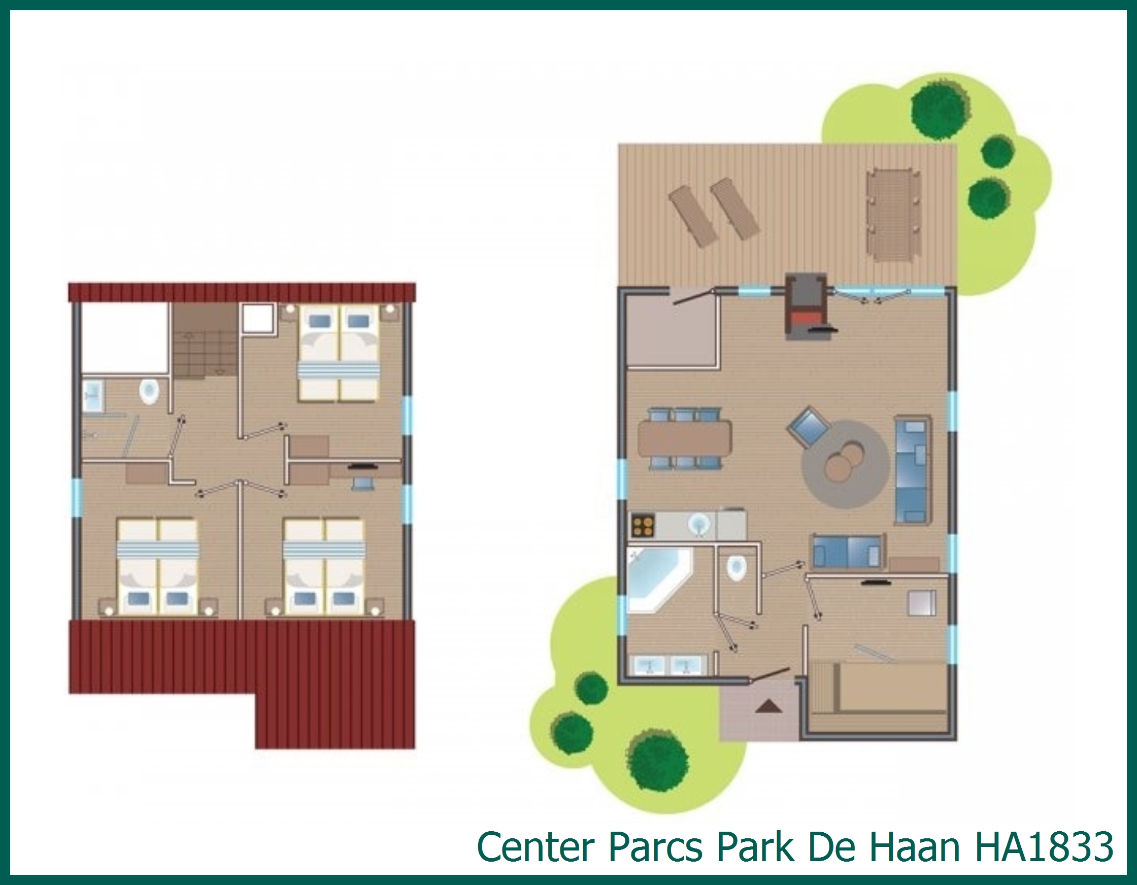 VIP cottage HA1833 in Park De Haan