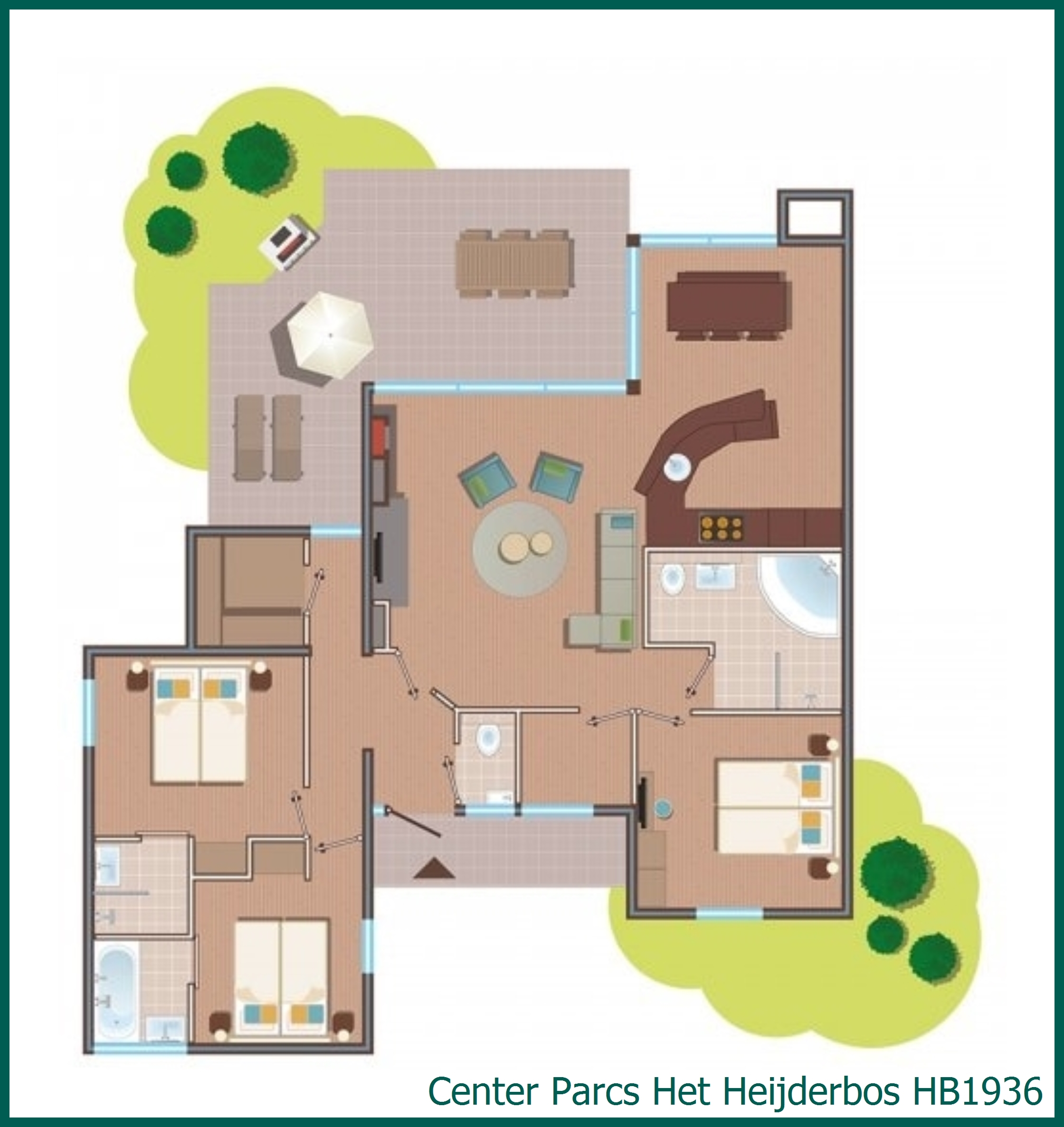 VIP Eden cottage HB1936 in Het Heijderbos