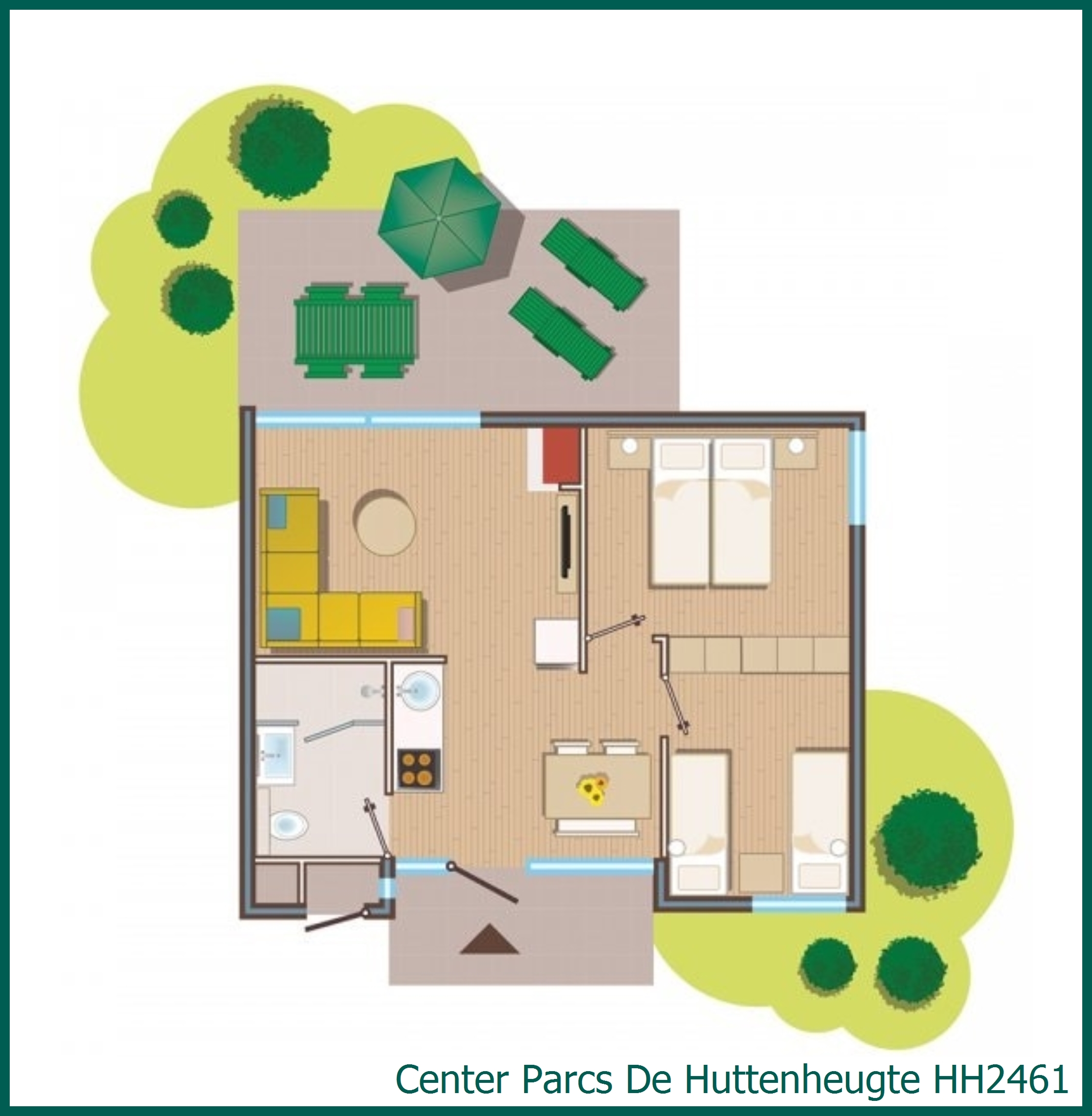 Comfort cottage HH2461 in De Huttenheugte