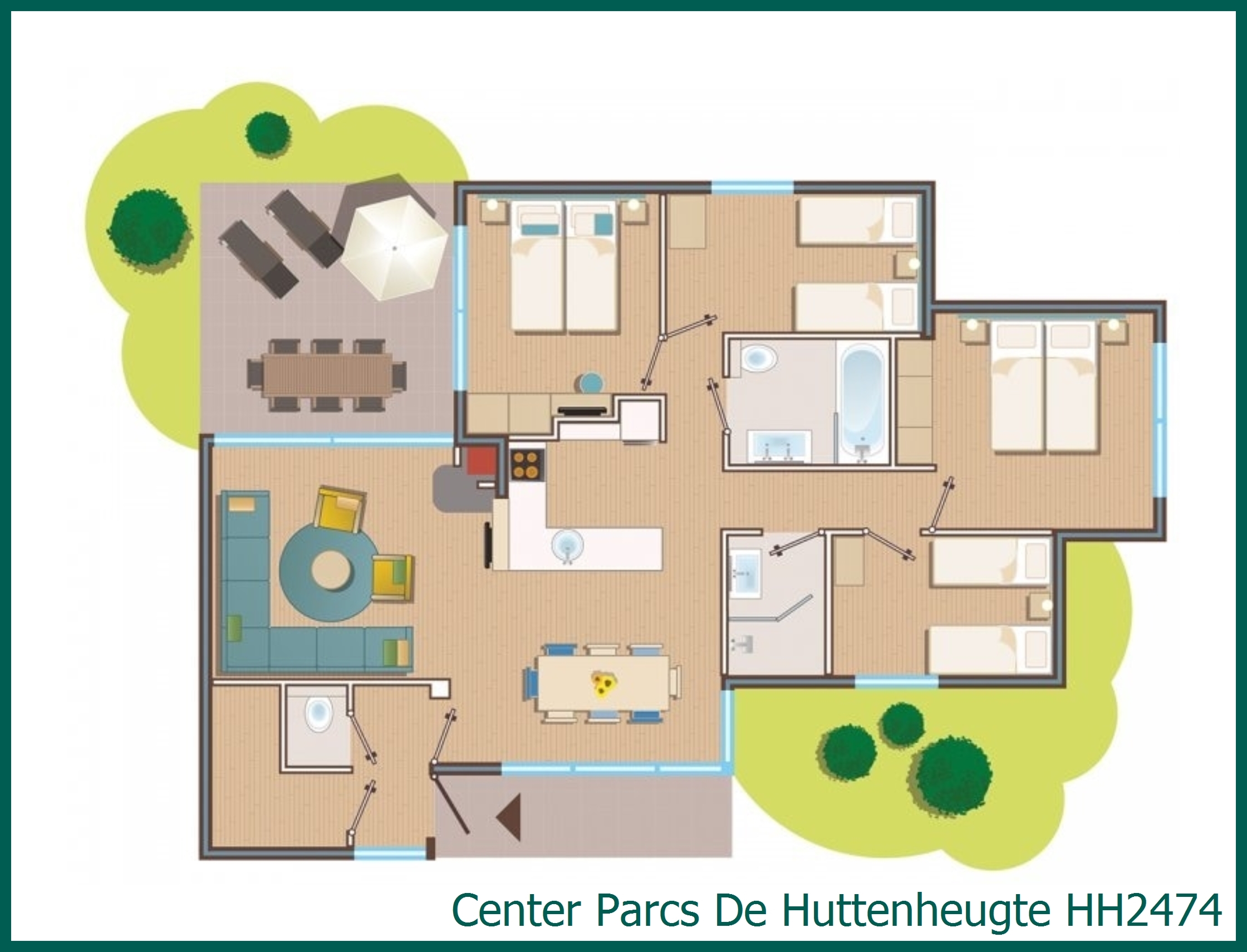 Premium cottage HH2474 in De Huttenheugte