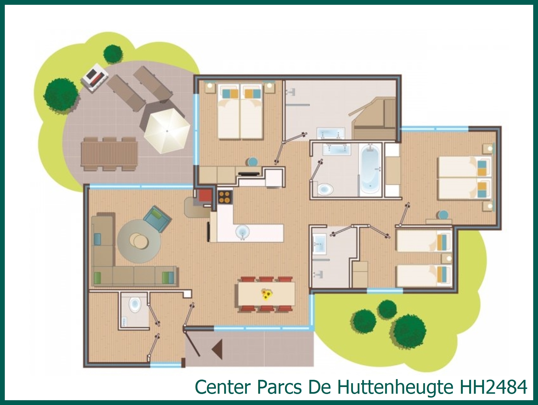 VIP cottage HH2484 in De Huttenheugte