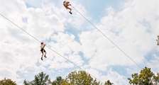 Zip Wire in Center Parcs De Huttenheugte