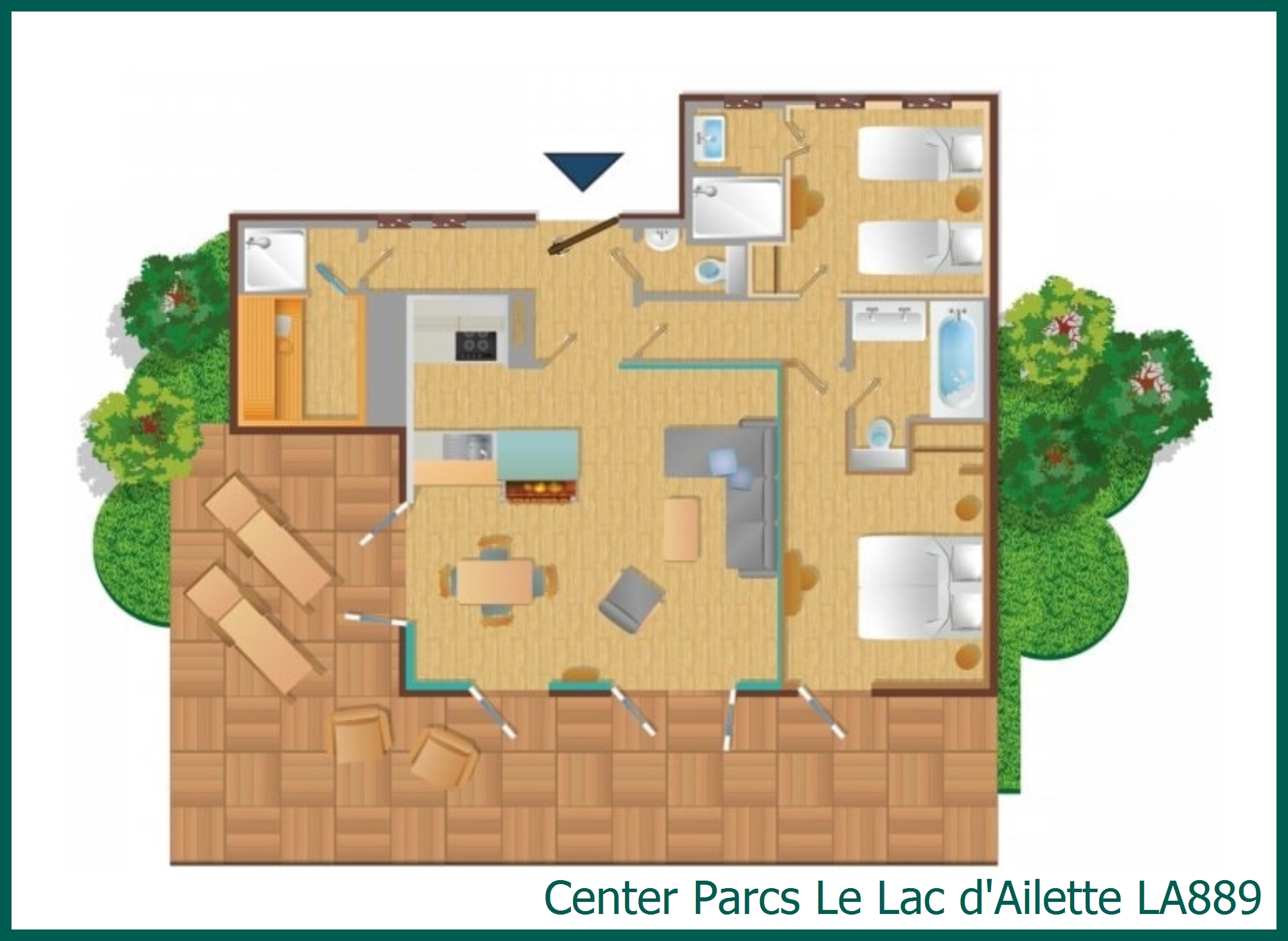 VIP cottage LA889 in Le Lac d'Ailette