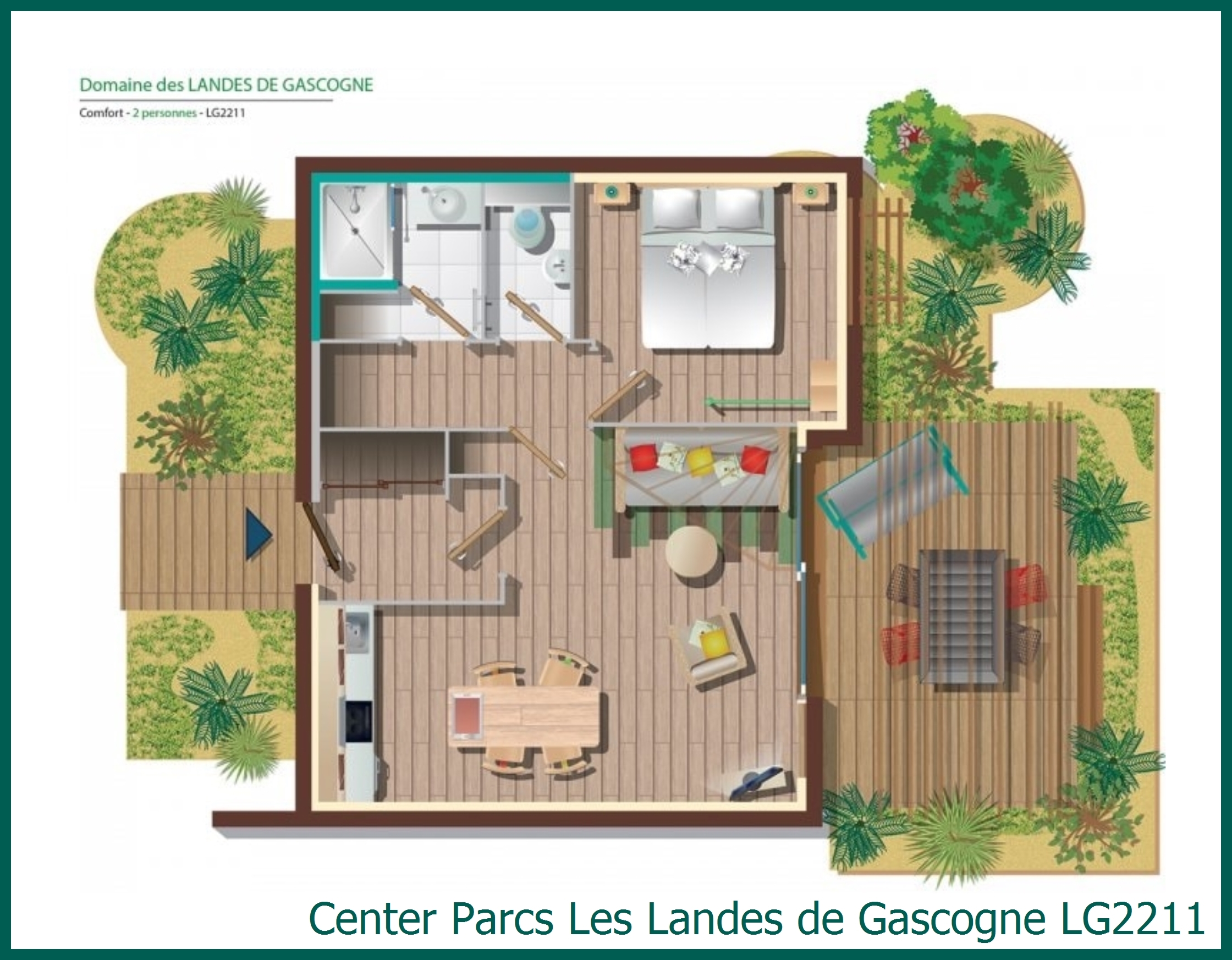 Comfort cottage LG2211 in Les Landes de Gascogne