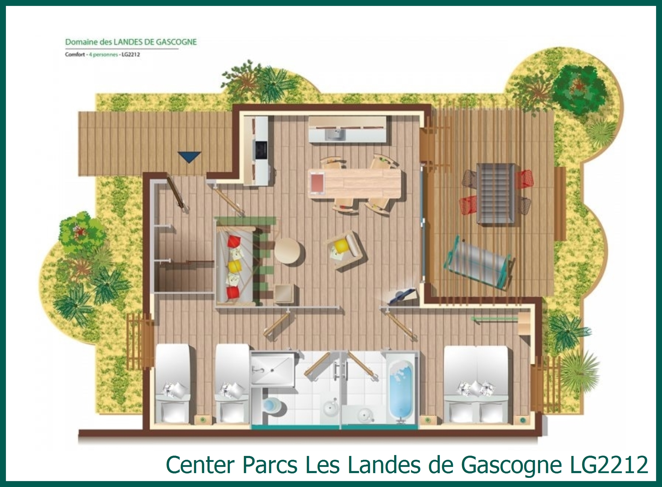 Comfort cottage LG2212 in Les Landes de Gascogne