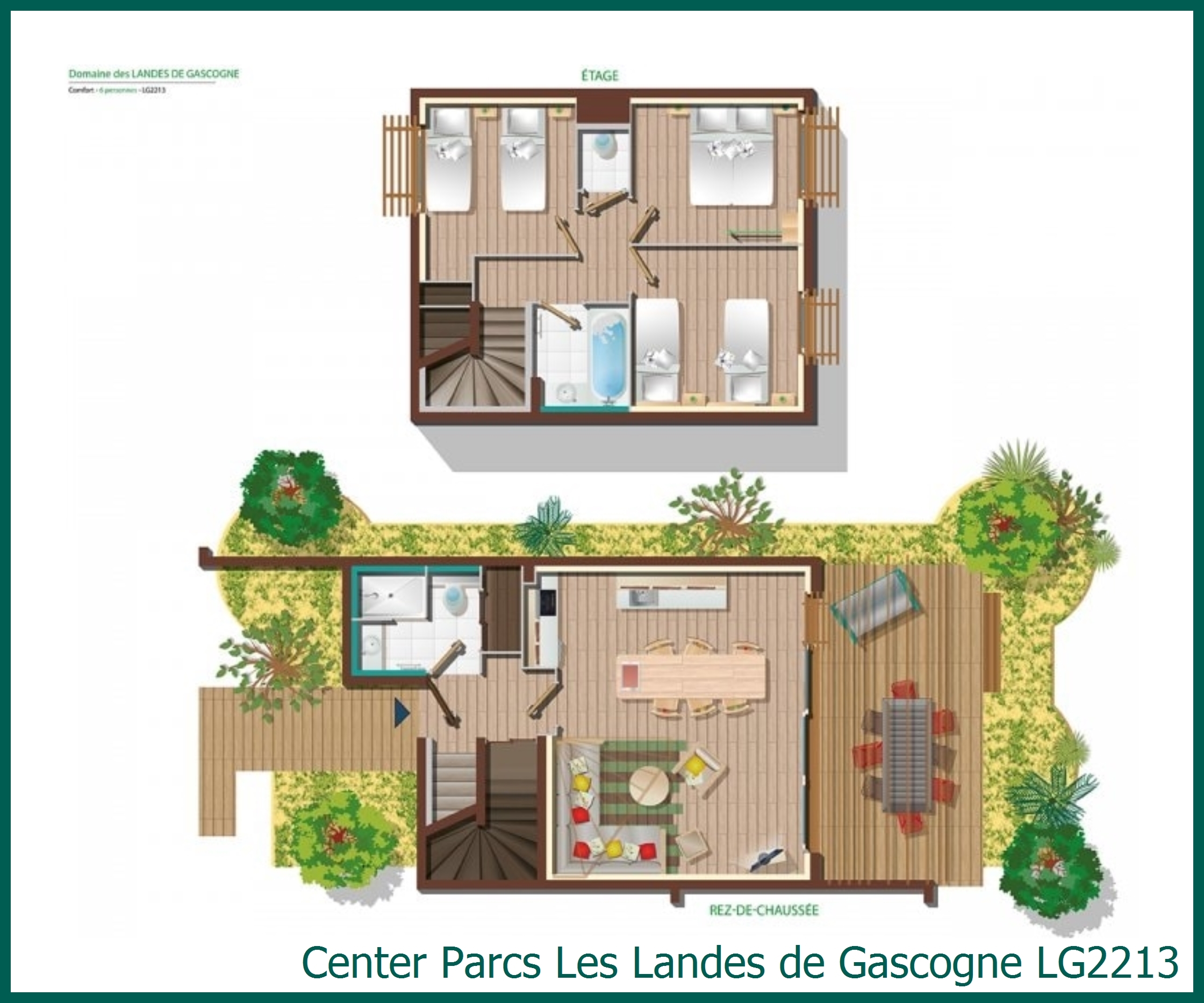 Comfort cottage LG2213 in Les Landes de Gascogne