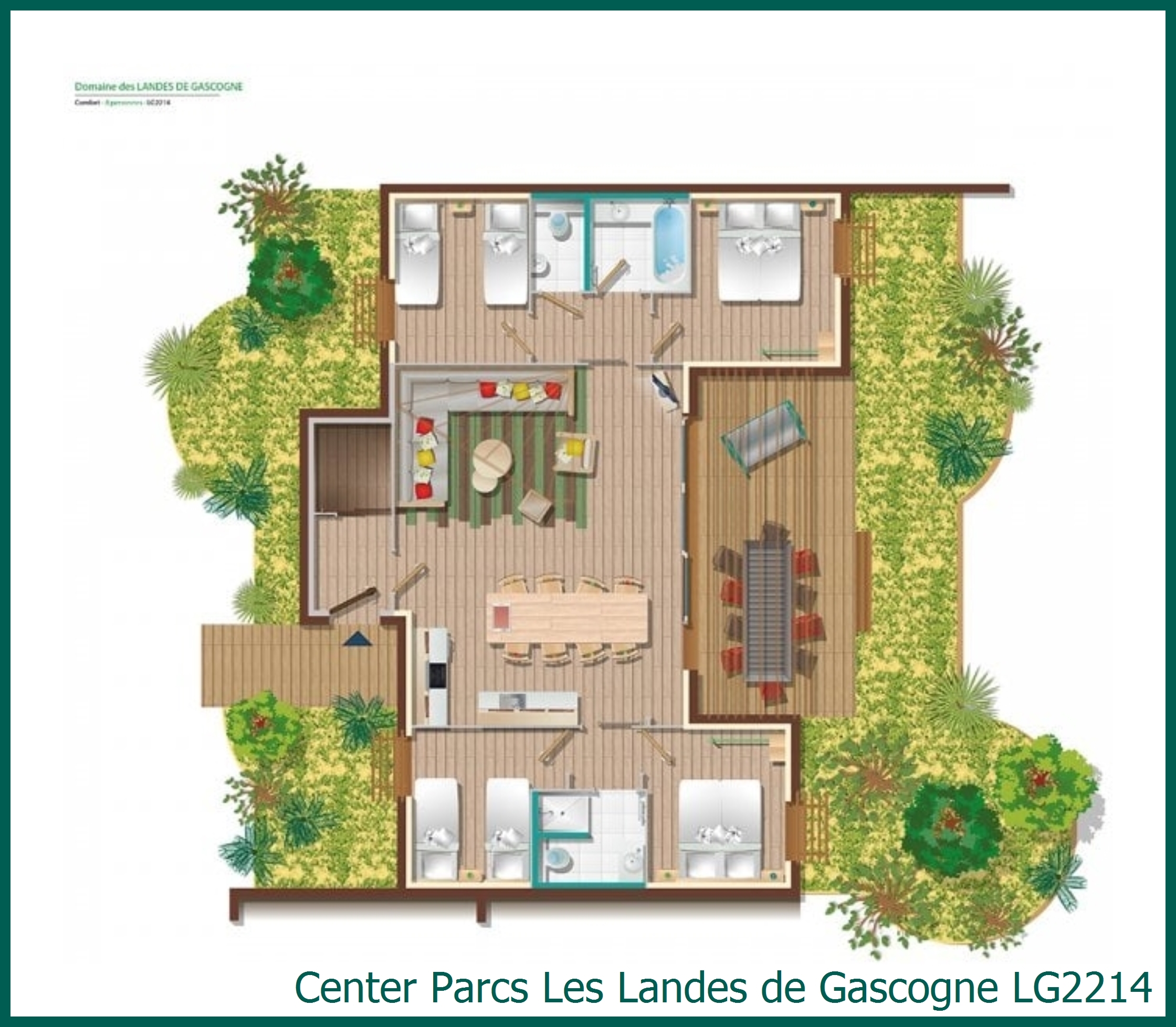 Comfort cottage LG2214 in Les Landes de Gascogne