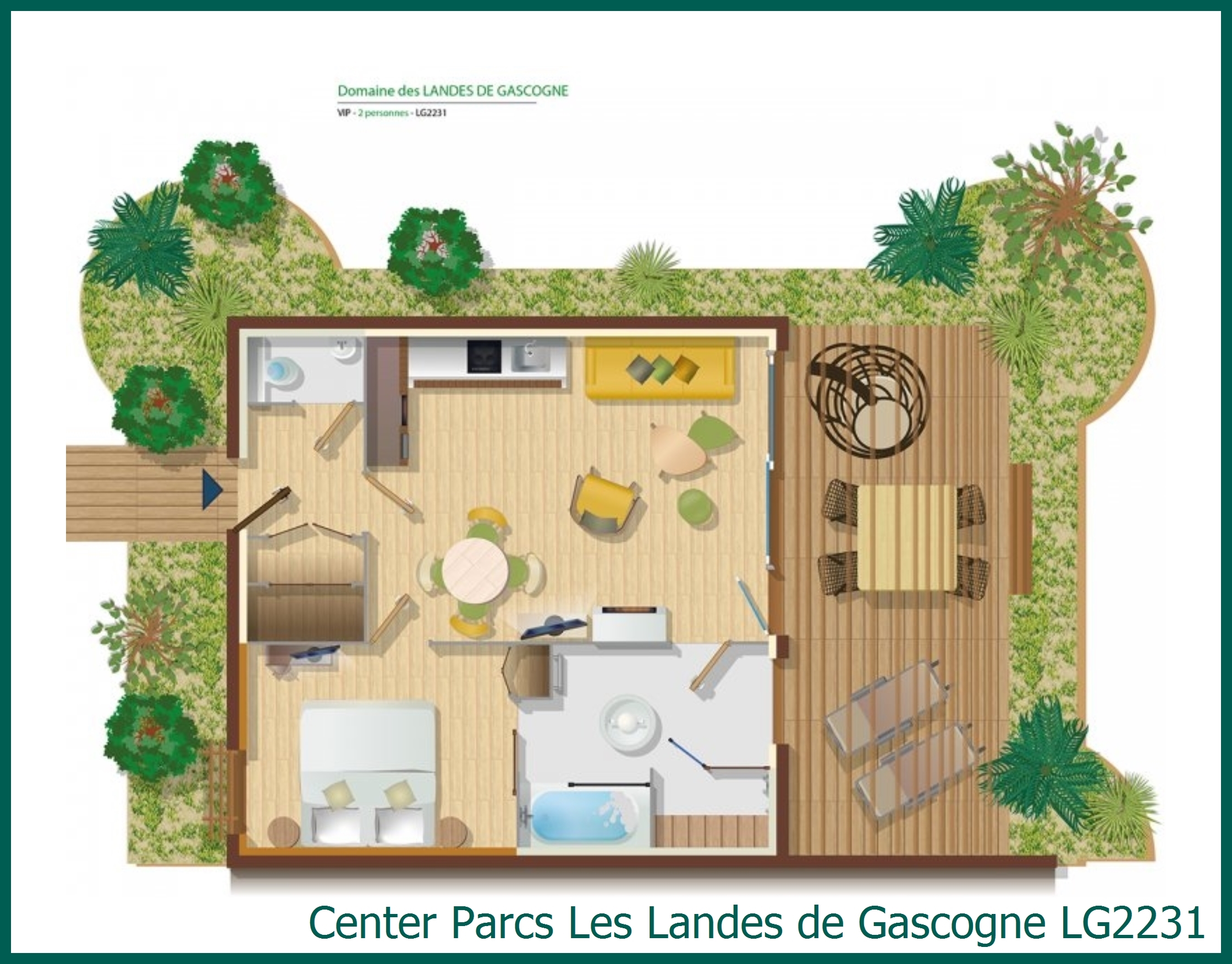 VIP cottage LG2231 in Les Landes de Gascogne