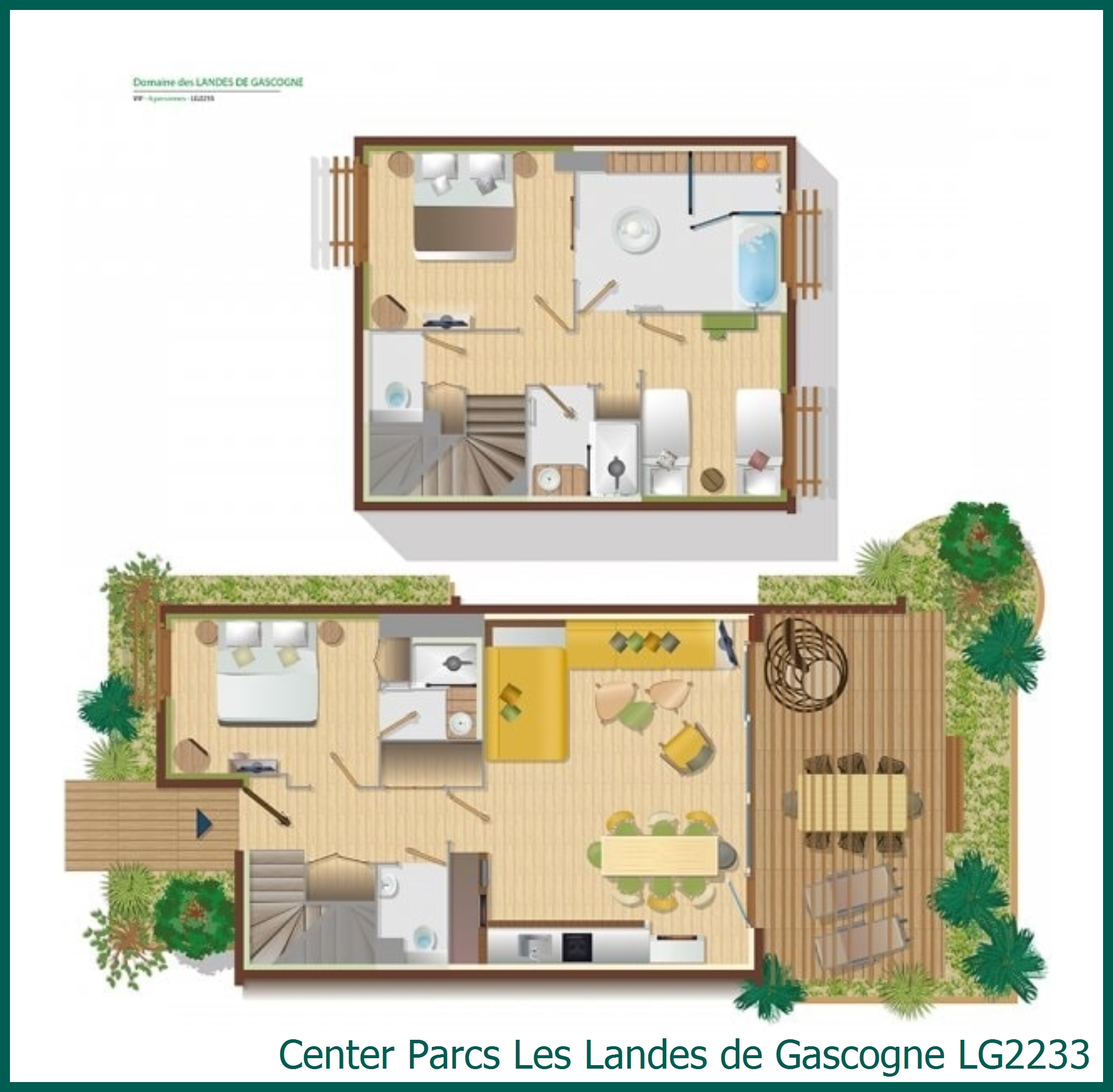 VIP cottage LG2233 in Les Landes de Gascogne