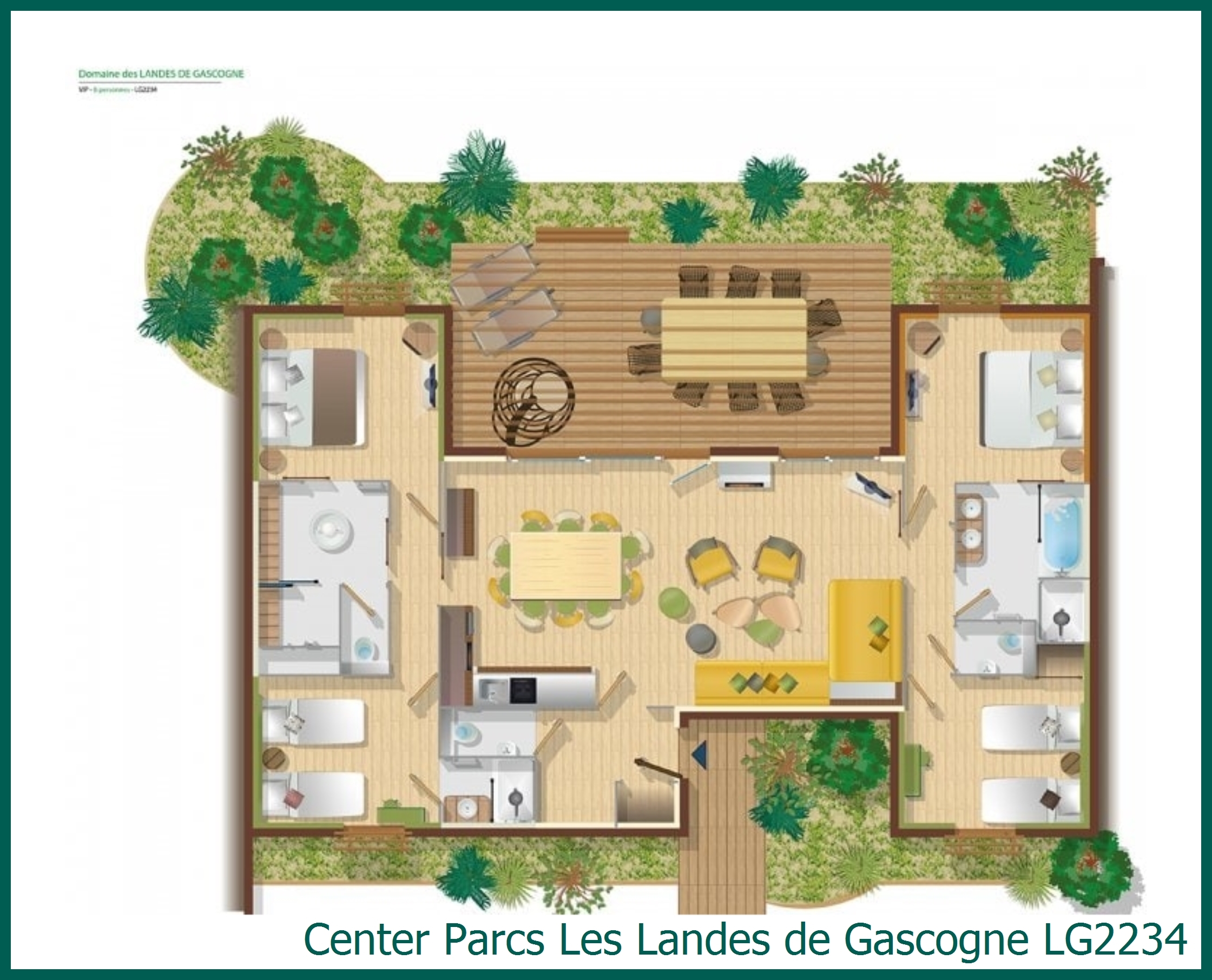 VIP cottage LG2234 in Les Landes de Gascogne