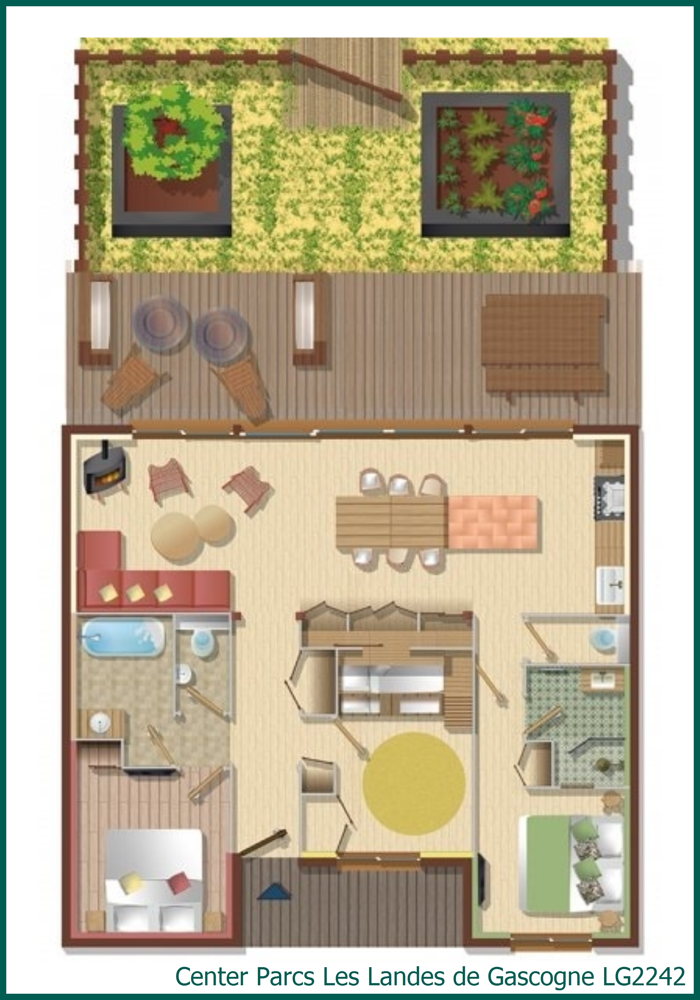 Boerderij cottage LG2242 in Les Landes de Gascogne