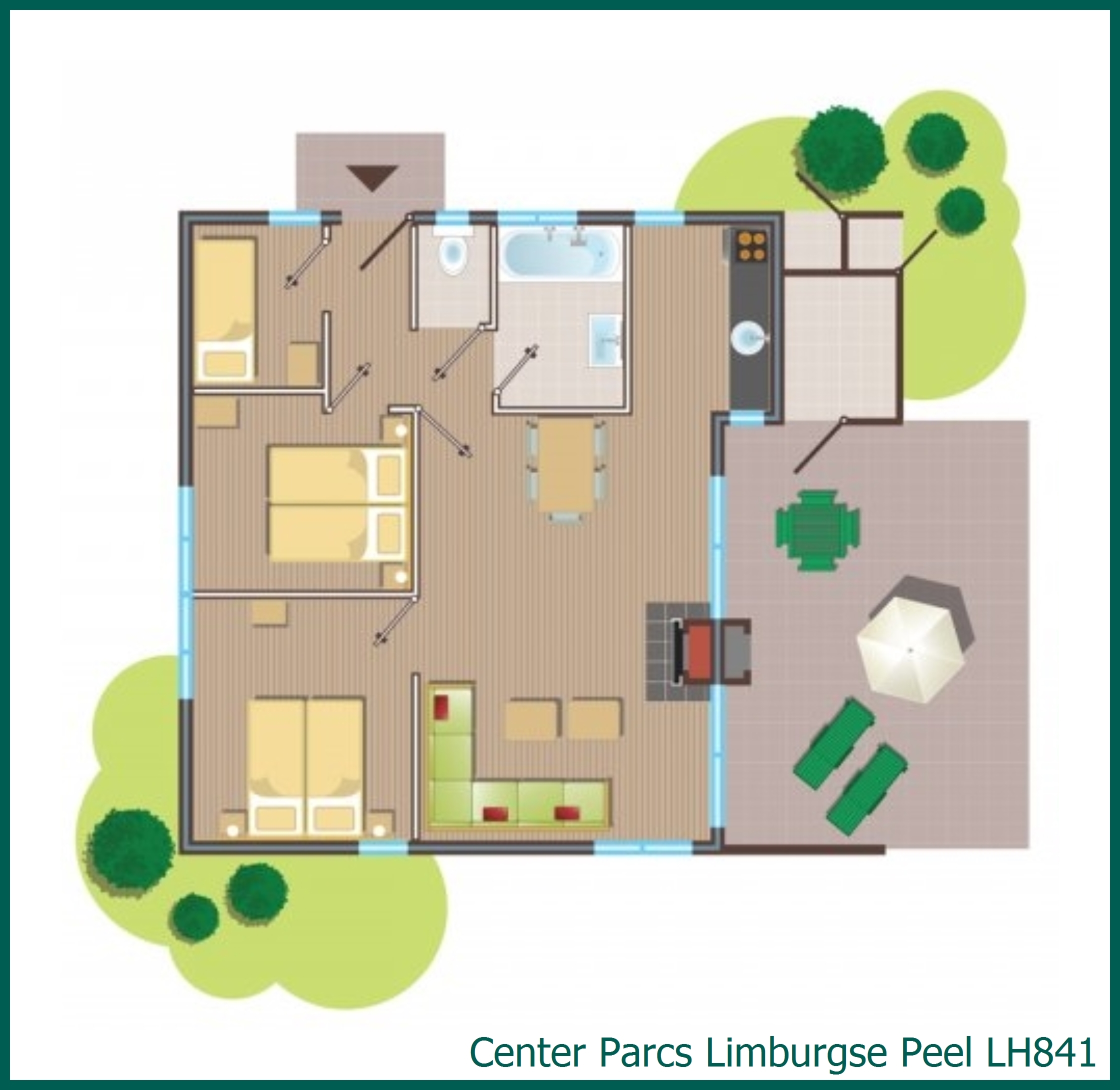 Comfort cottage LH841 in Limburgse Peel