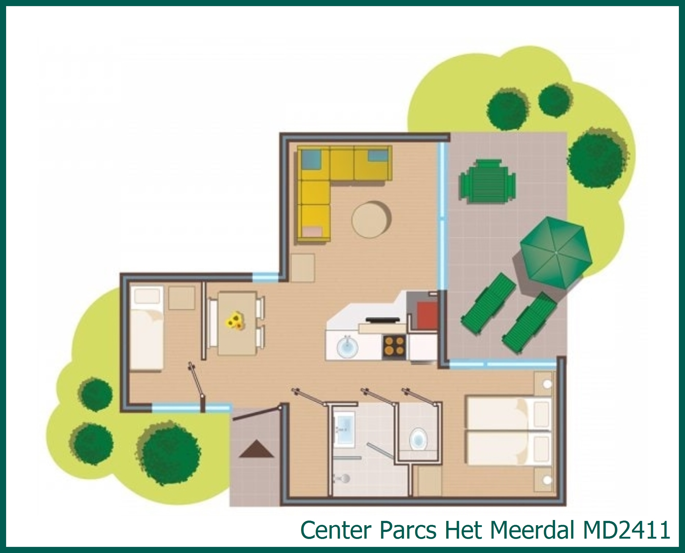 Comfort cottage MD2411 in Het Meerdal
