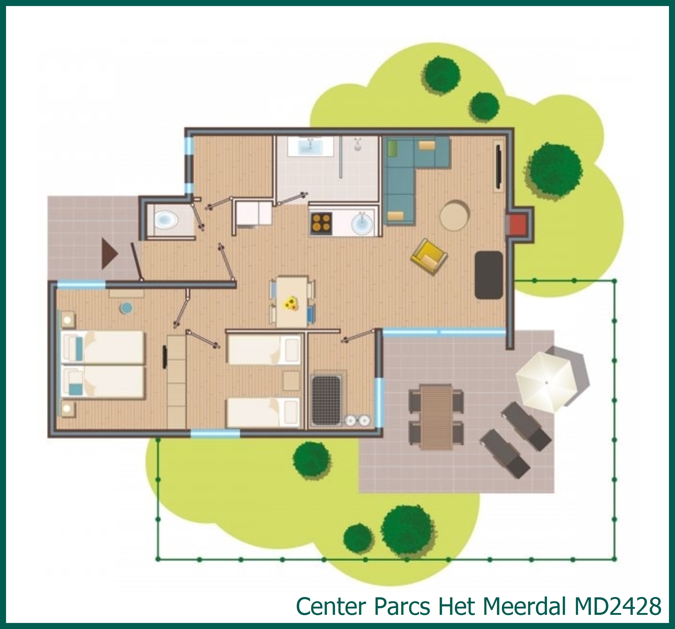 Premium Honden cottage MD2428 in Het Meerdal