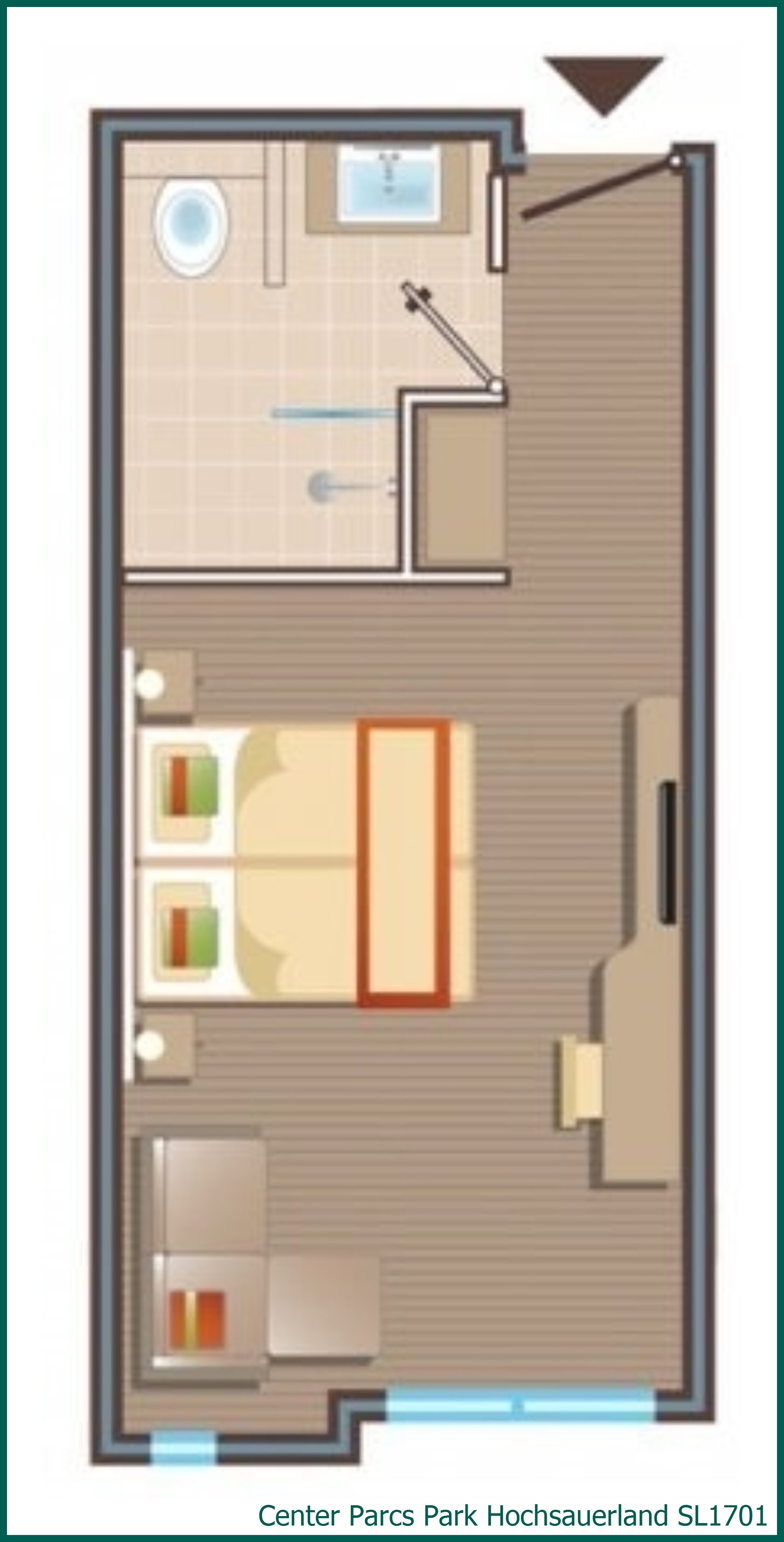 Hotel Hotelkamer SL1701 in Park Hochsauerland