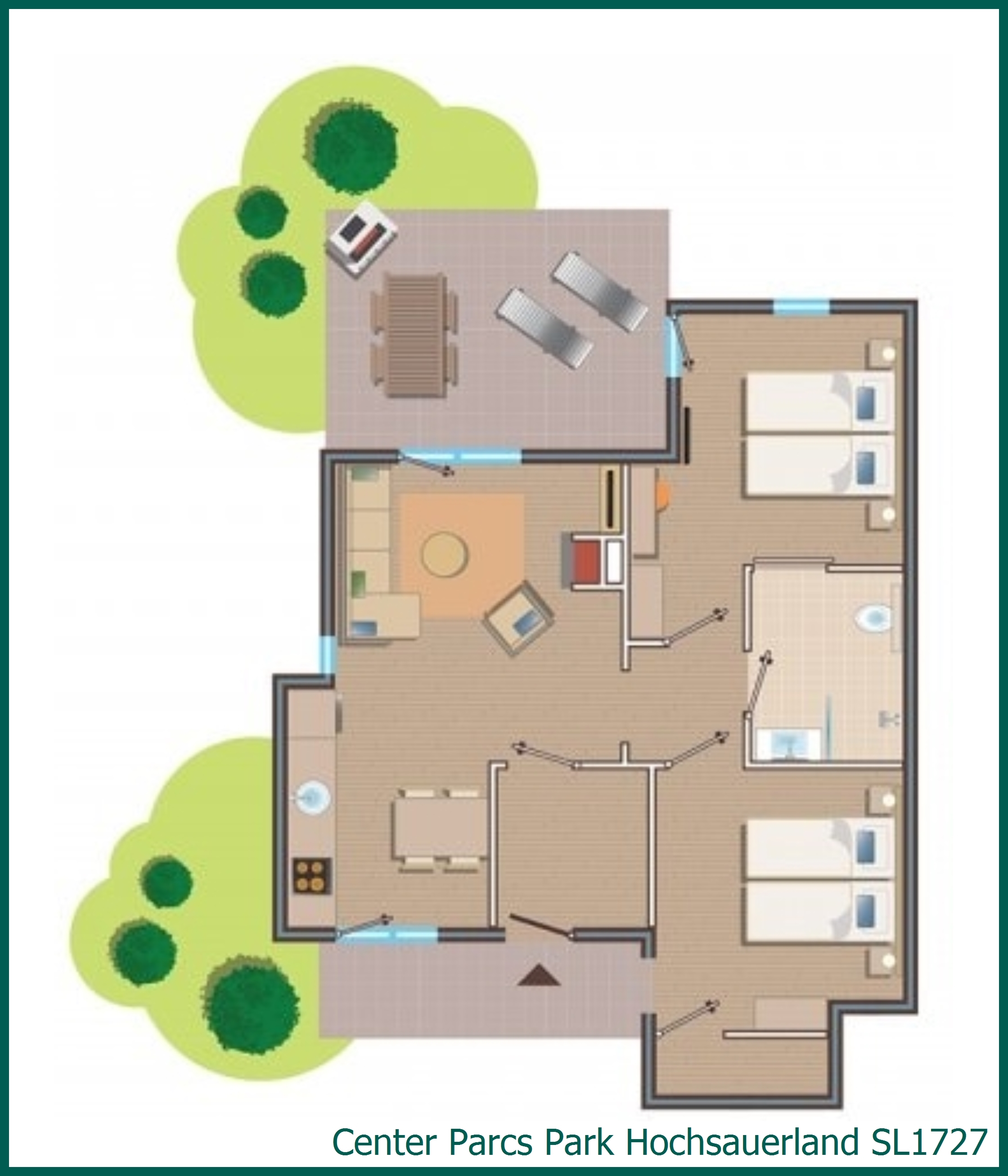 Rolstoelvriendelijk Premium cottage SL1727 in Park Hochsauerland