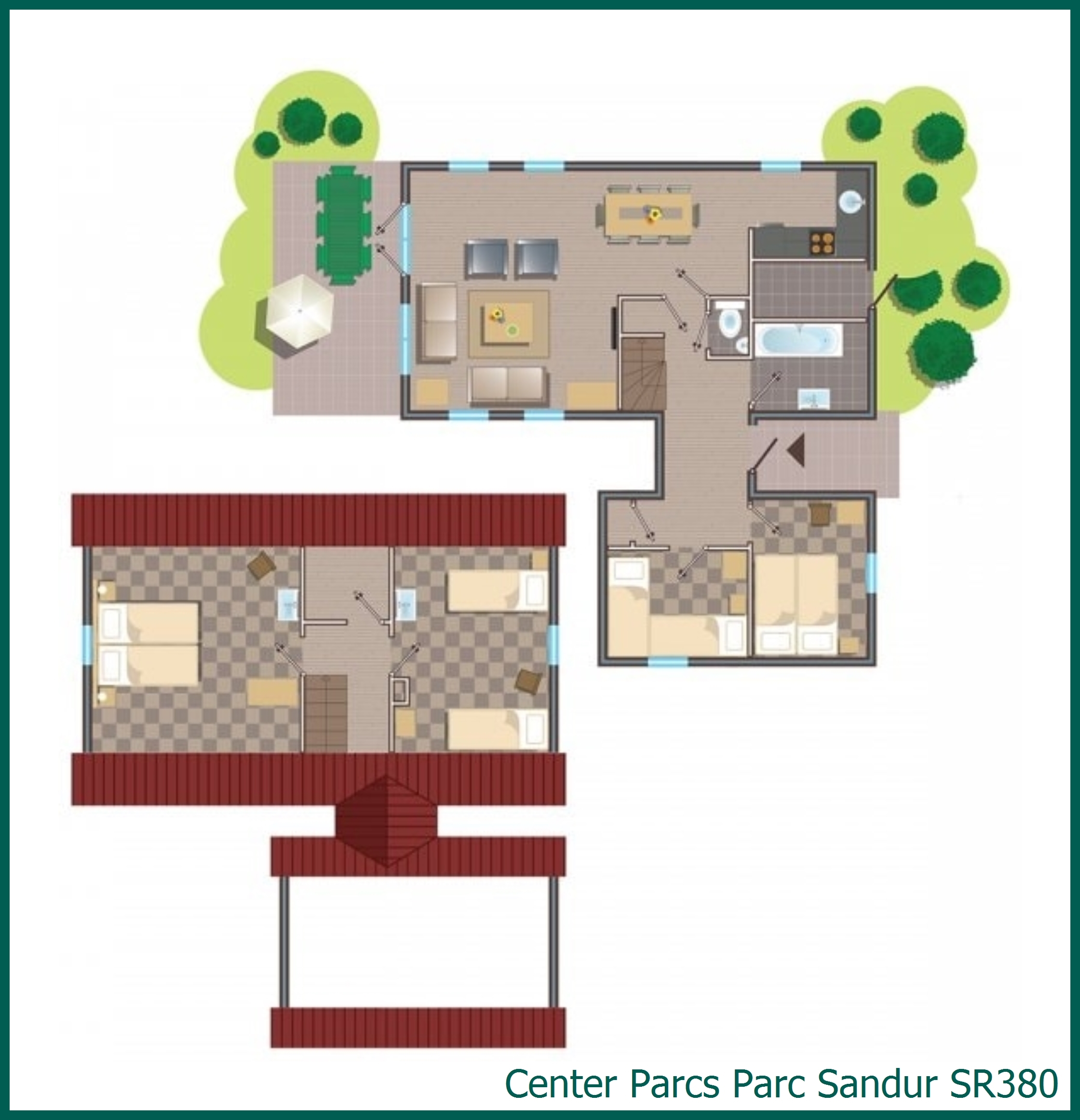 Comfort cottage SR380 in Parc Sandur