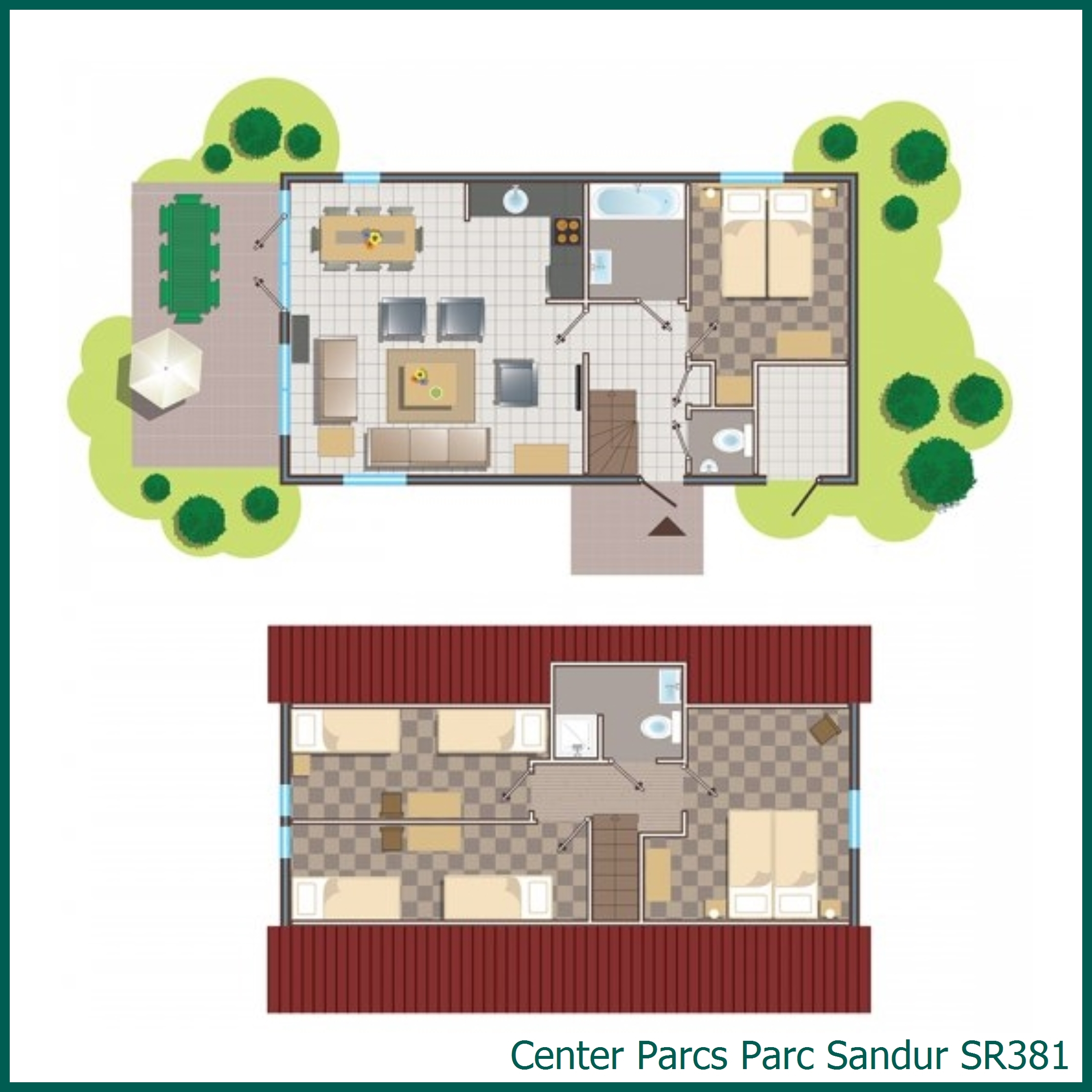 Comfort cottage SR381 in Parc Sandur